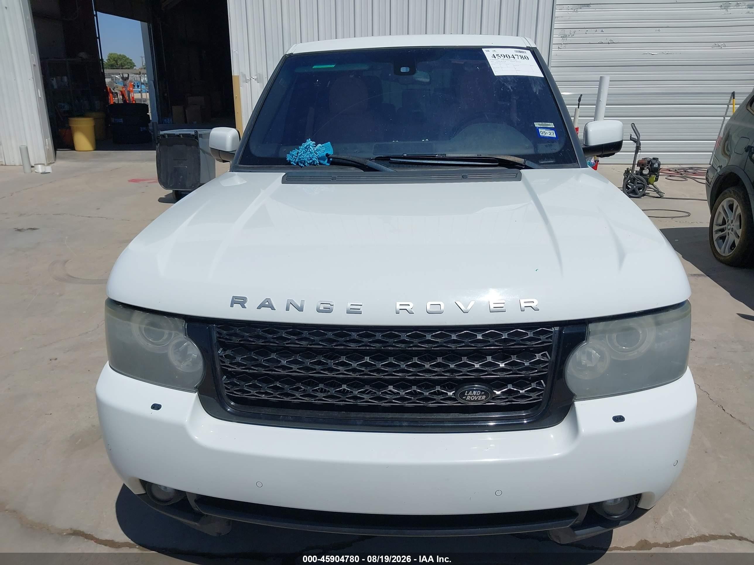 2012 Land Rover Range Rover Hse White vin: SALMF1D43CA372703