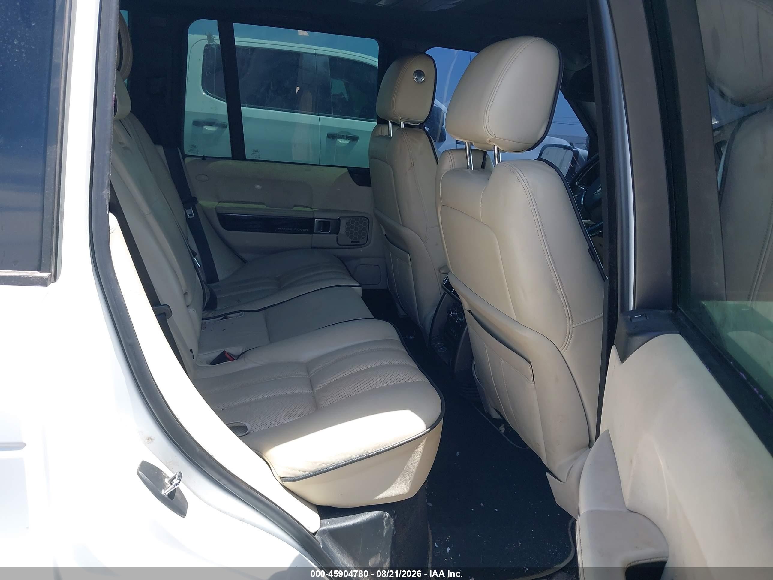 2012 Land Rover Range Rover Hse White vin: SALMF1D43CA372703