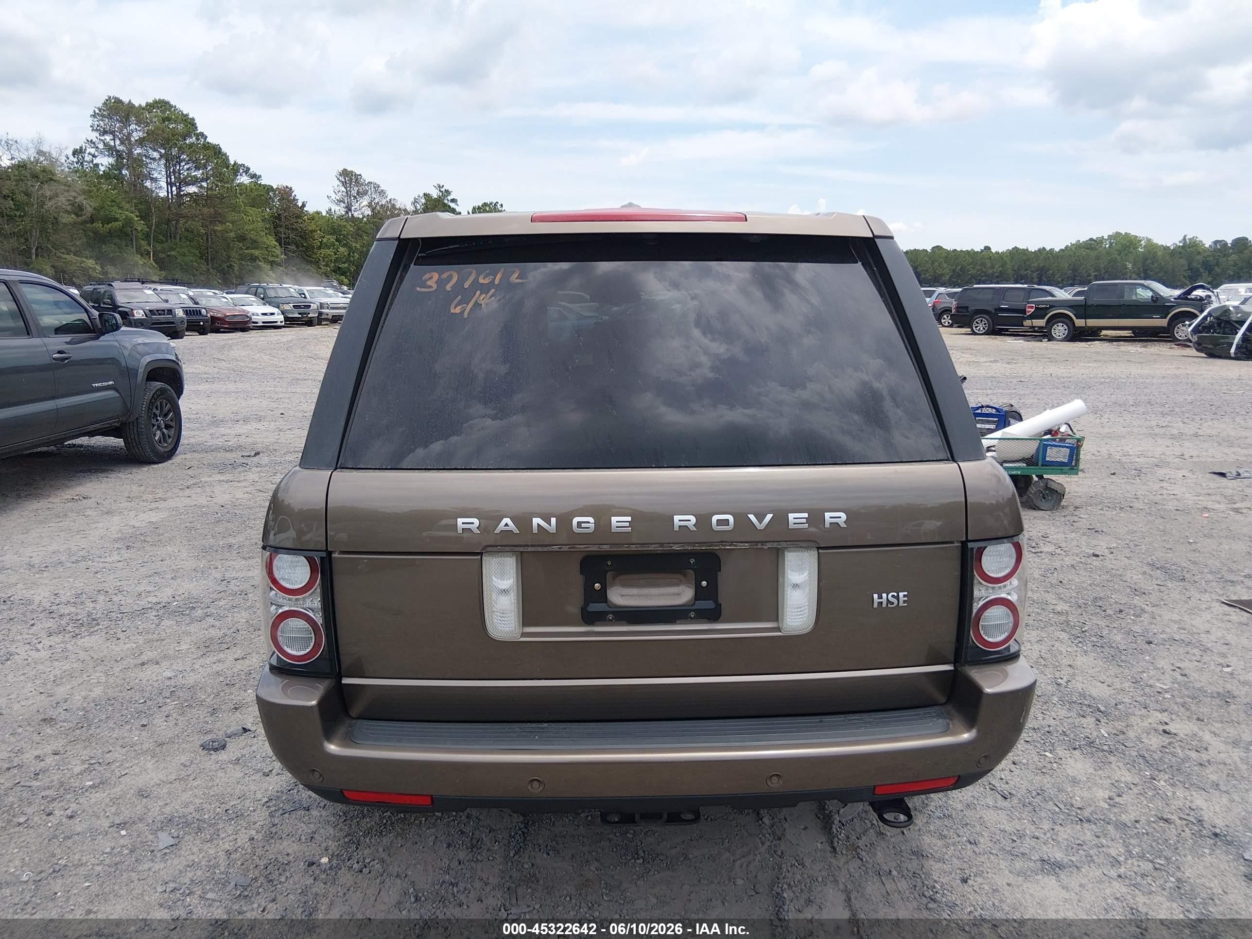 2012 Land Rover Range Rover Hse Brown vin: SALMF1D43CA377612