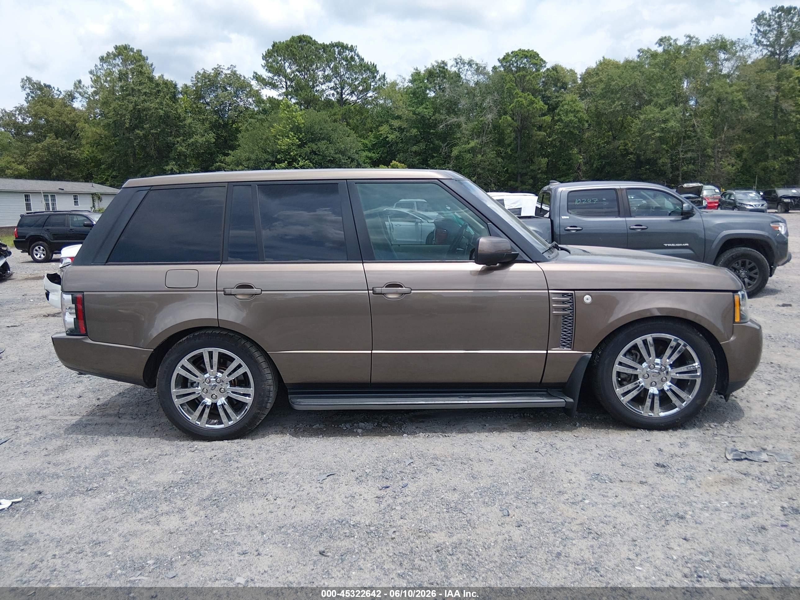 2012 Land Rover Range Rover Hse Brown vin: SALMF1D43CA377612