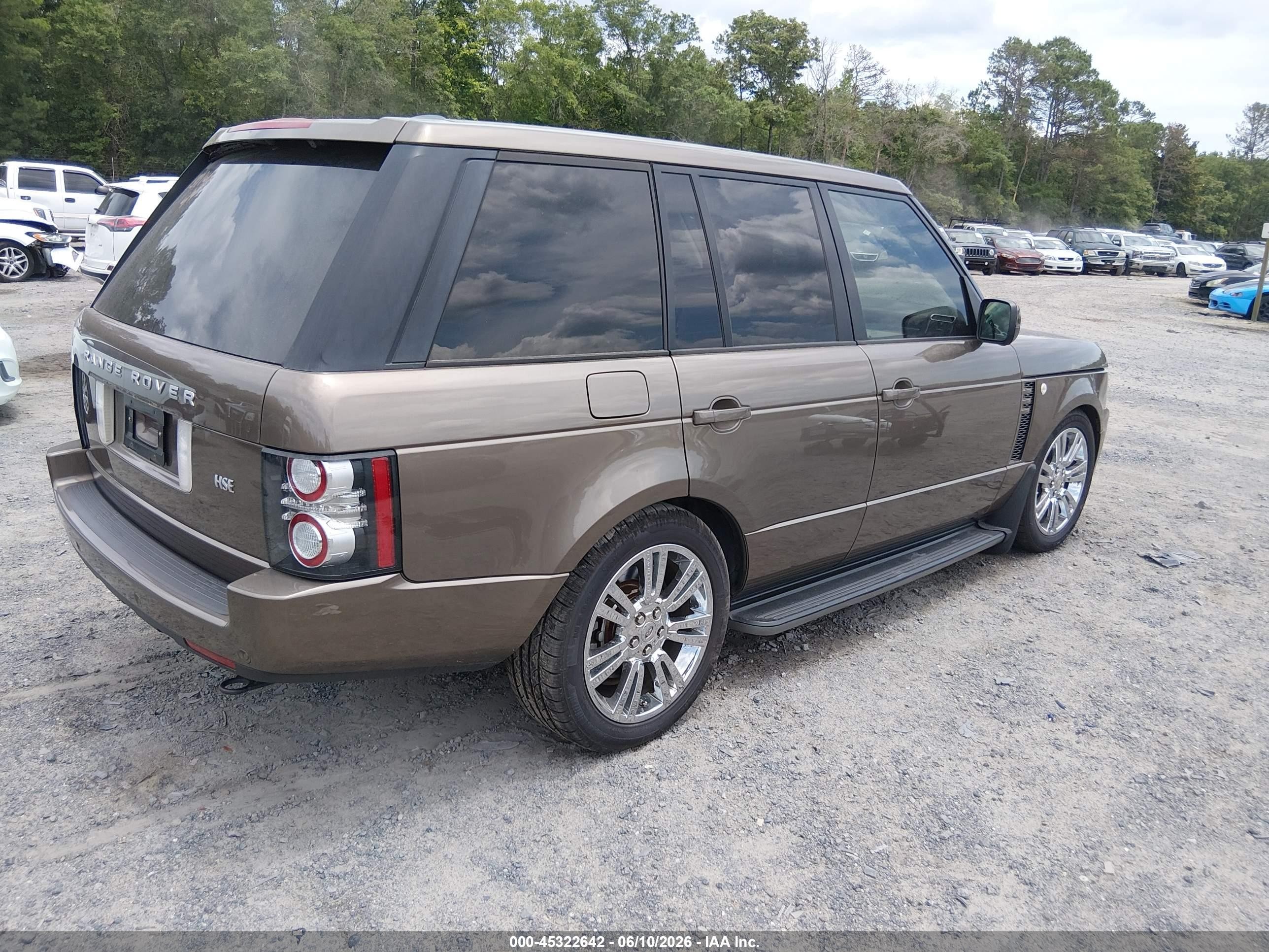2012 Land Rover Range Rover Hse Brown vin: SALMF1D43CA377612