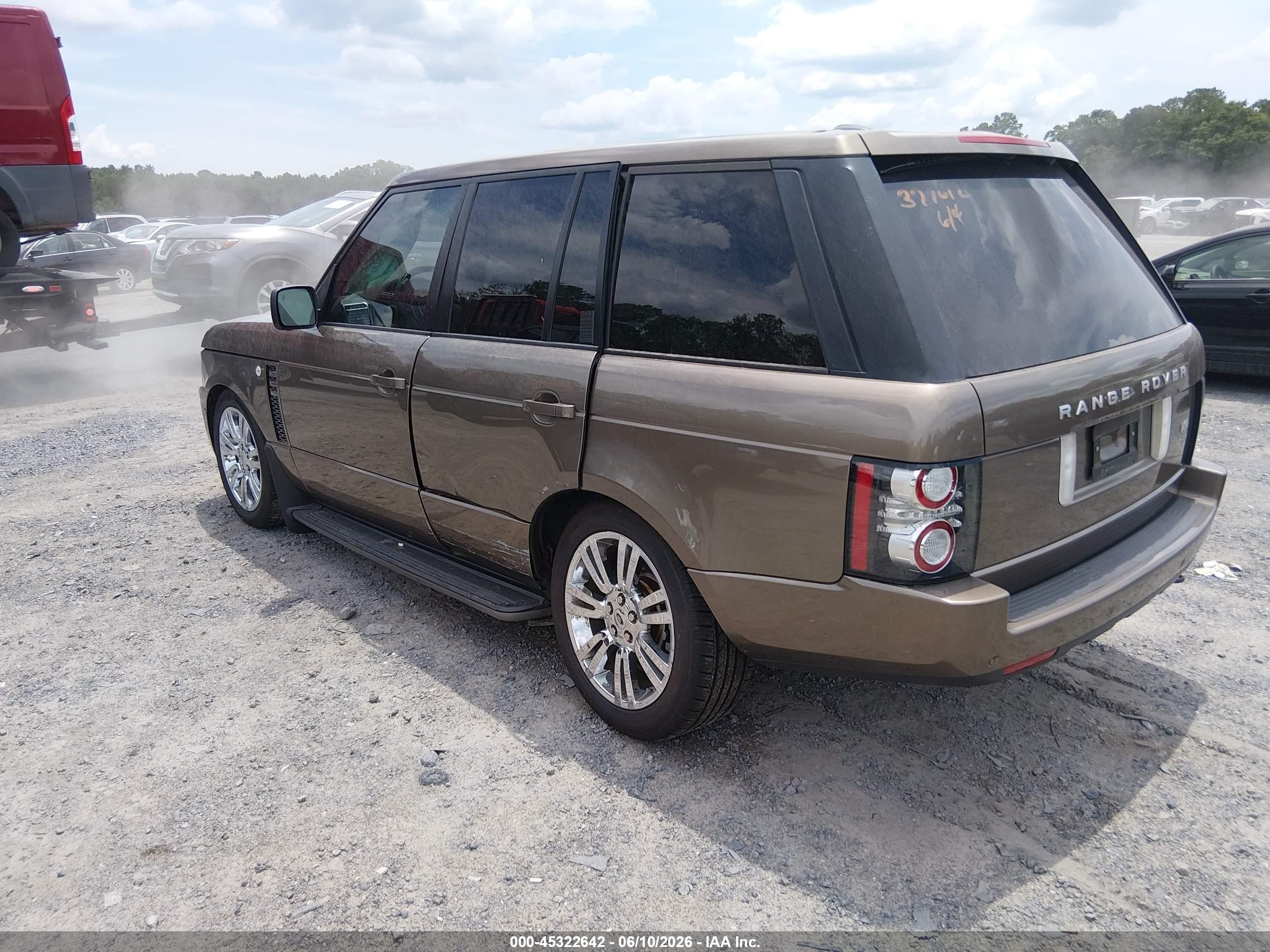 2012 Land Rover Range Rover Hse Brown vin: SALMF1D43CA377612