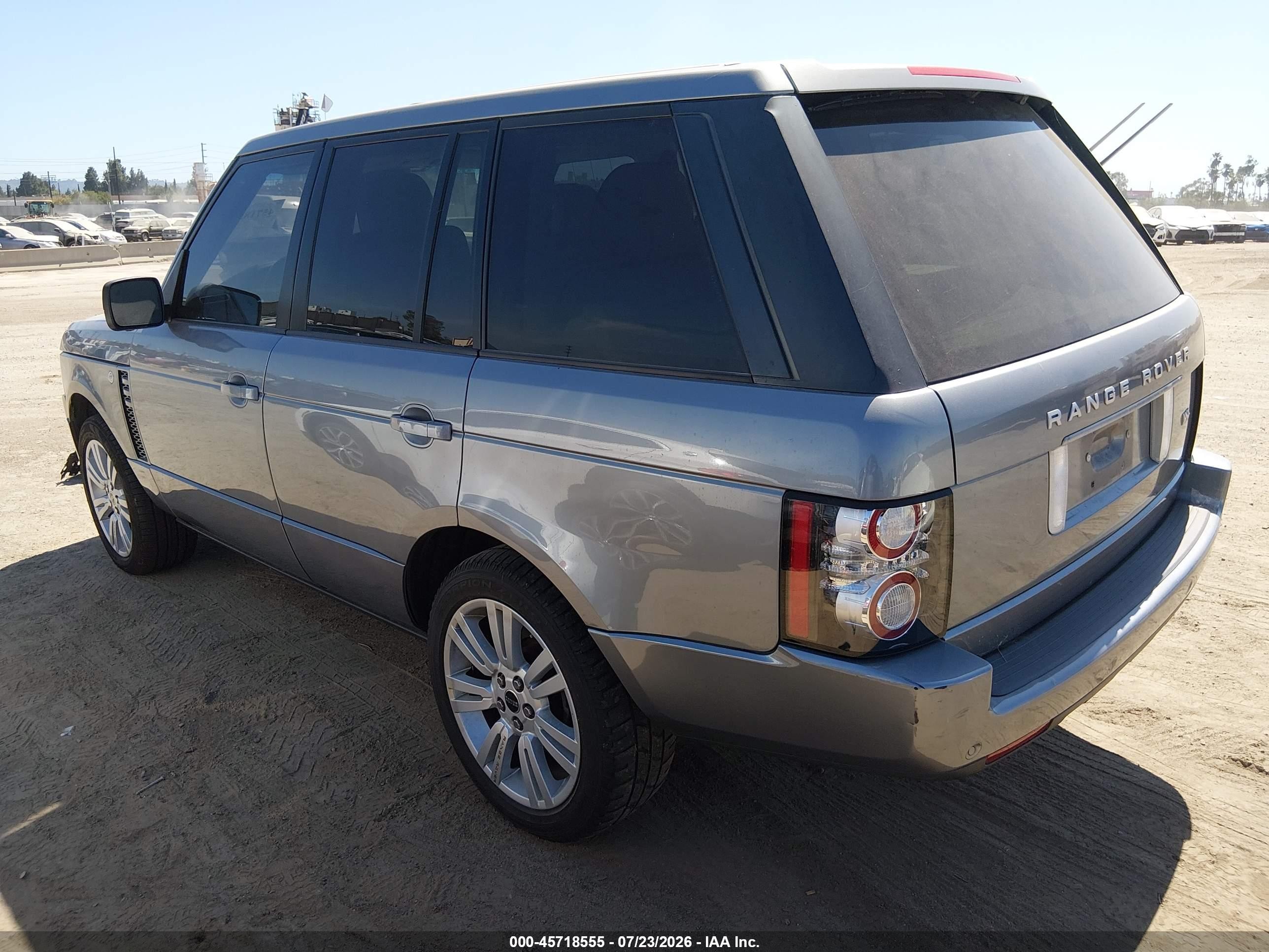 2012 Land Rover Range Rover Hse Серый vin: SALMF1D43CA389064