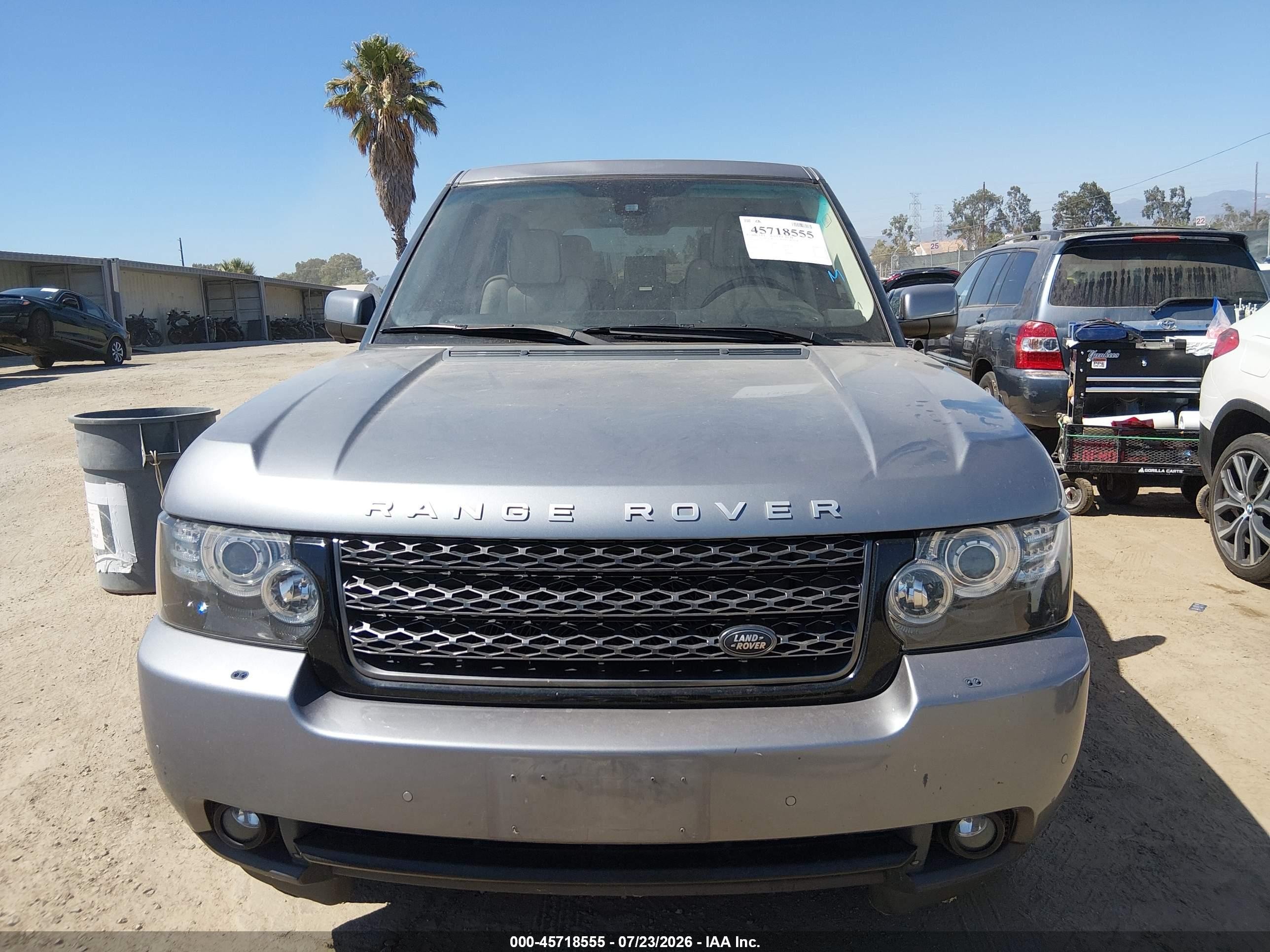 2012 Land Rover Range Rover Hse Серый vin: SALMF1D43CA389064