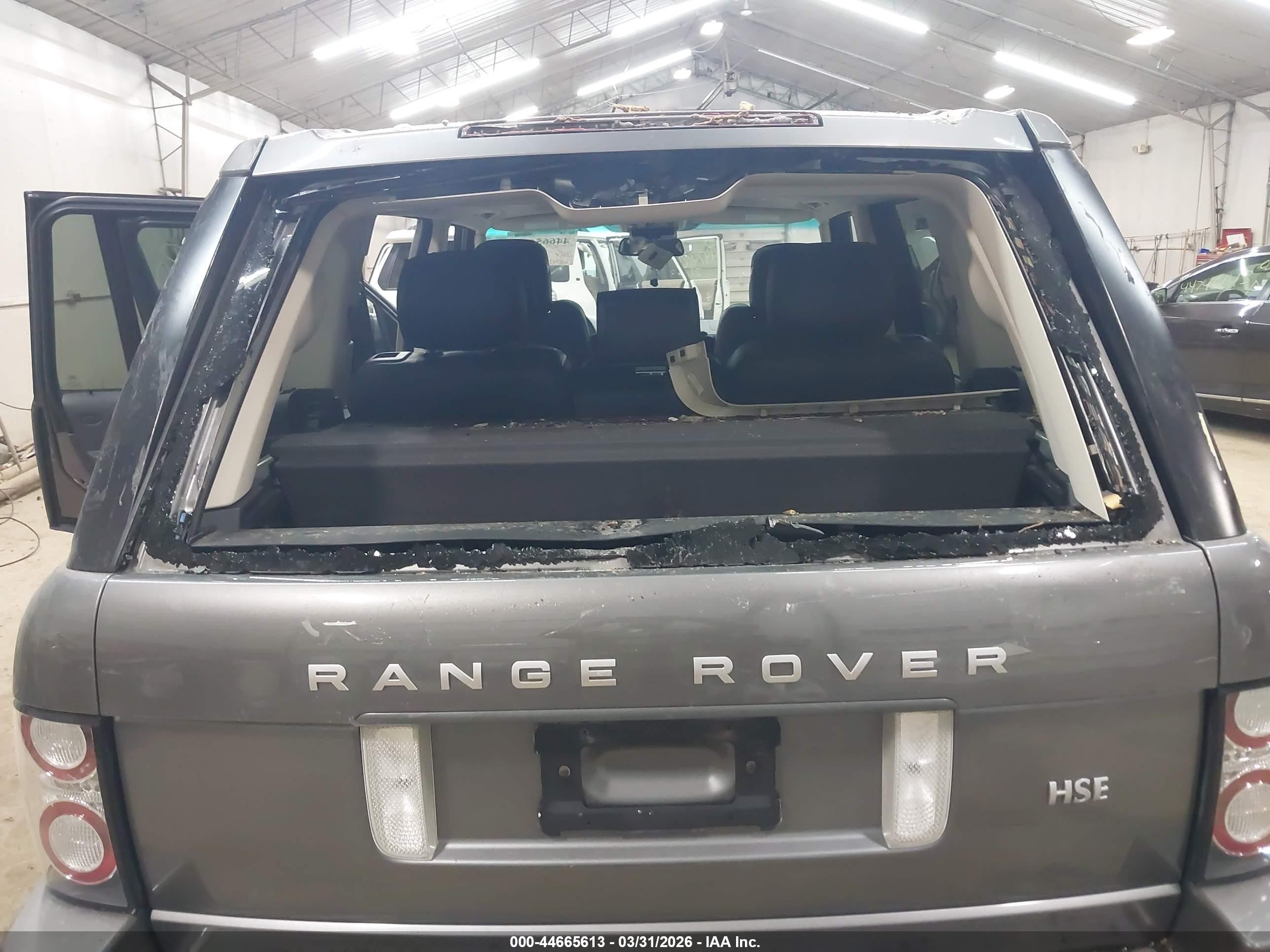 2010 Land Rover Range Rover Hse Gray vin: SALMF1D44AA309803