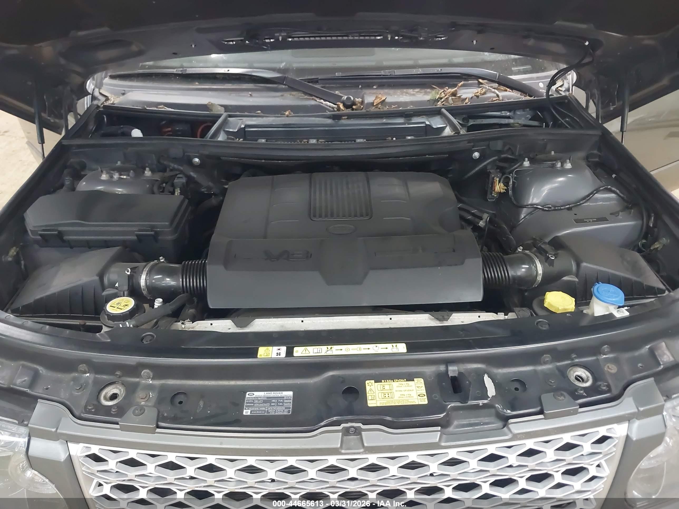 2010 Land Rover Range Rover Hse Gray vin: SALMF1D44AA309803