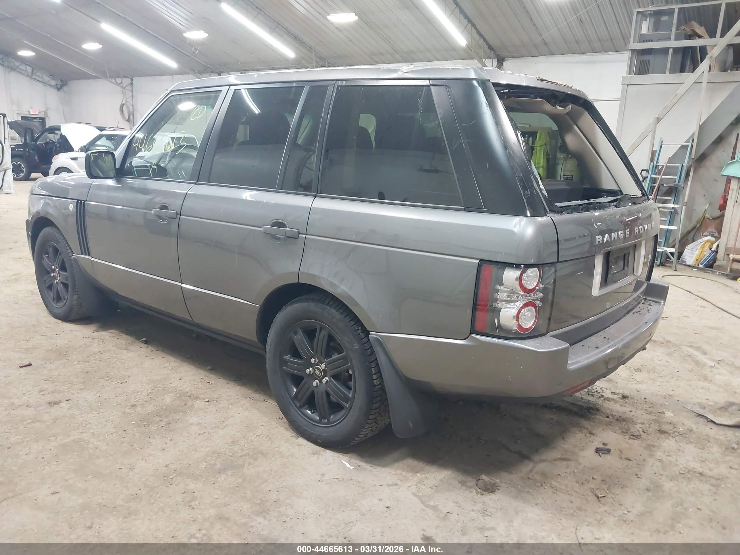 2010 Land Rover Range Rover Hse Gray vin: SALMF1D44AA309803