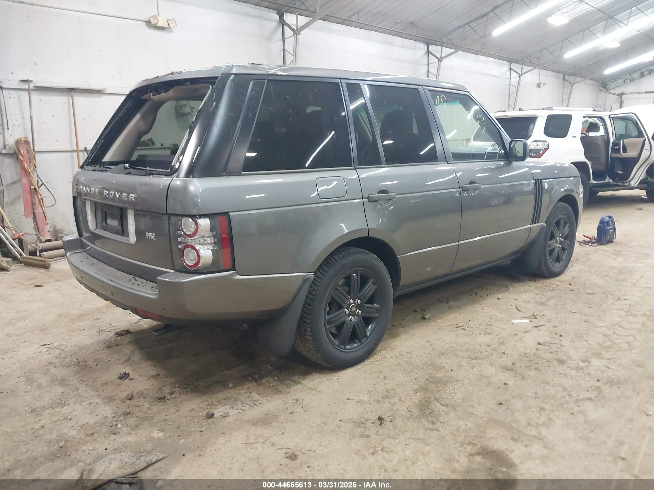 2010 Land Rover Range Rover Hse Gray vin: SALMF1D44AA309803