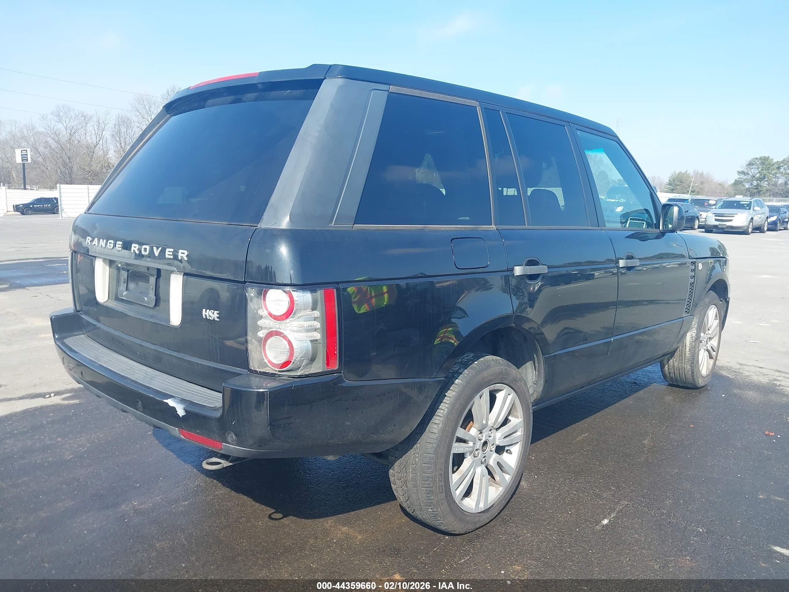 2011 Land Rover Range Rover Hse Black vin: SALMF1D44BA345038