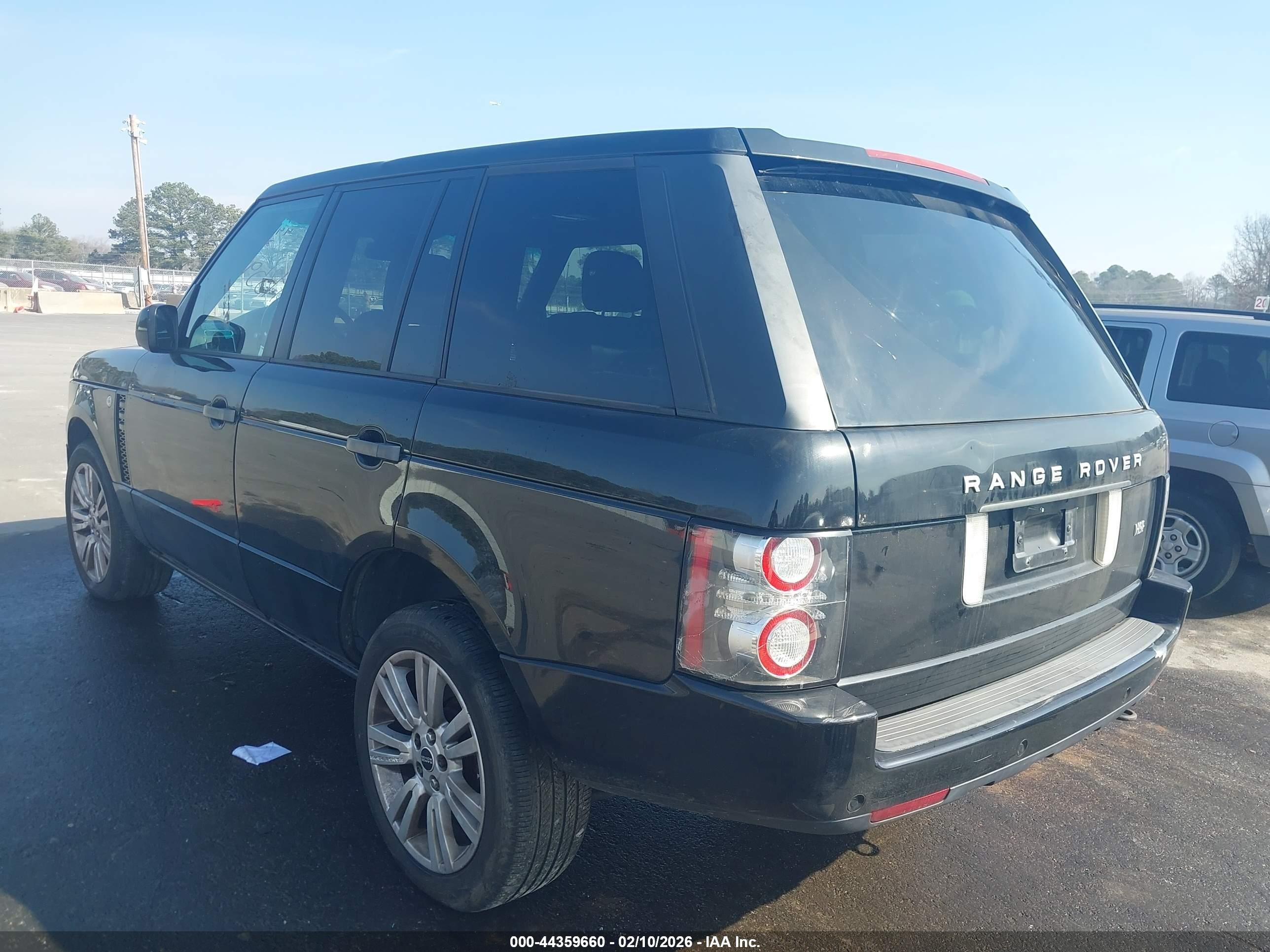 2011 Land Rover Range Rover Hse Black vin: SALMF1D44BA345038