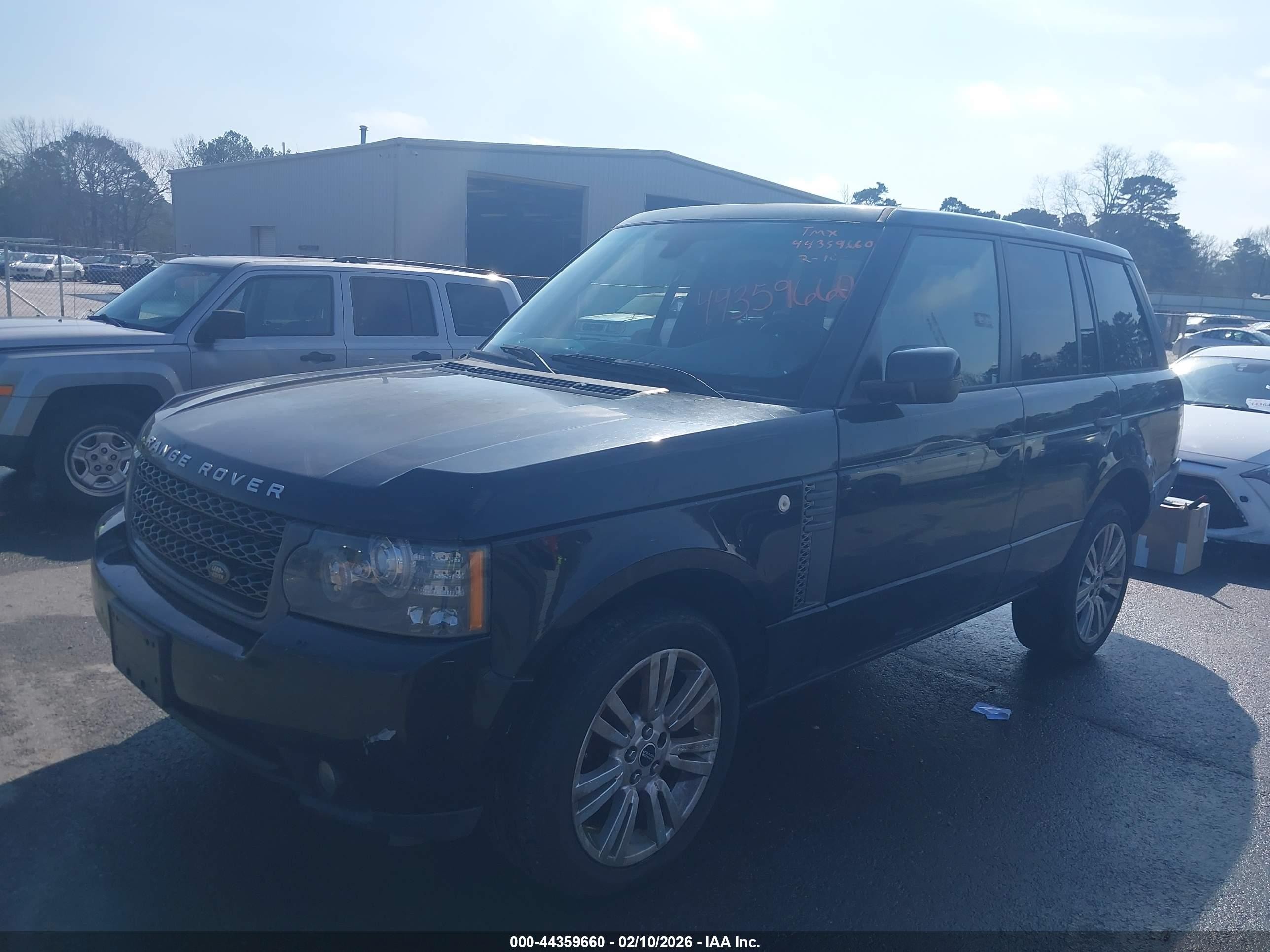 2011 Land Rover Range Rover Hse Black vin: SALMF1D44BA345038
