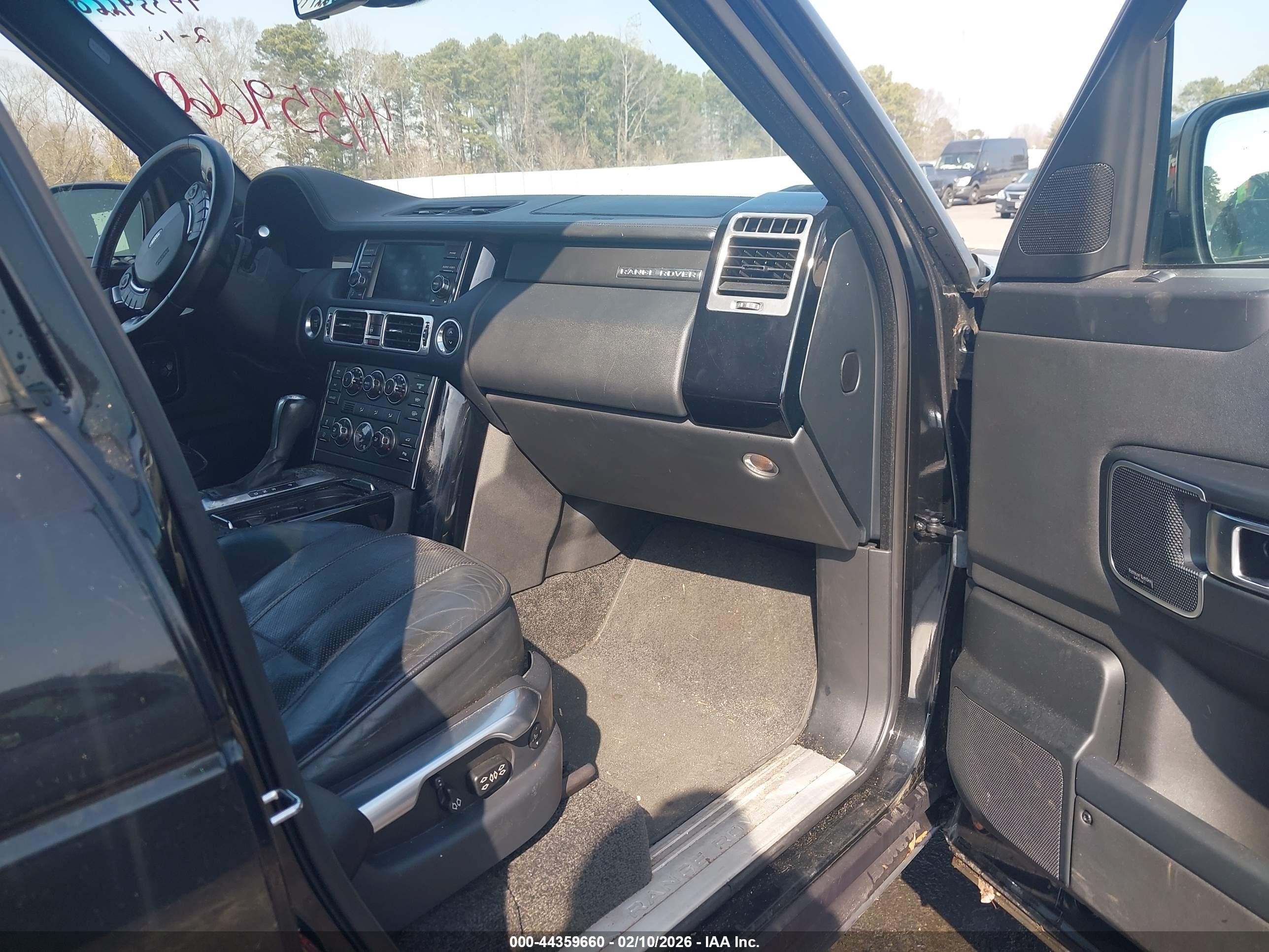 2011 Land Rover Range Rover Hse Black vin: SALMF1D44BA345038