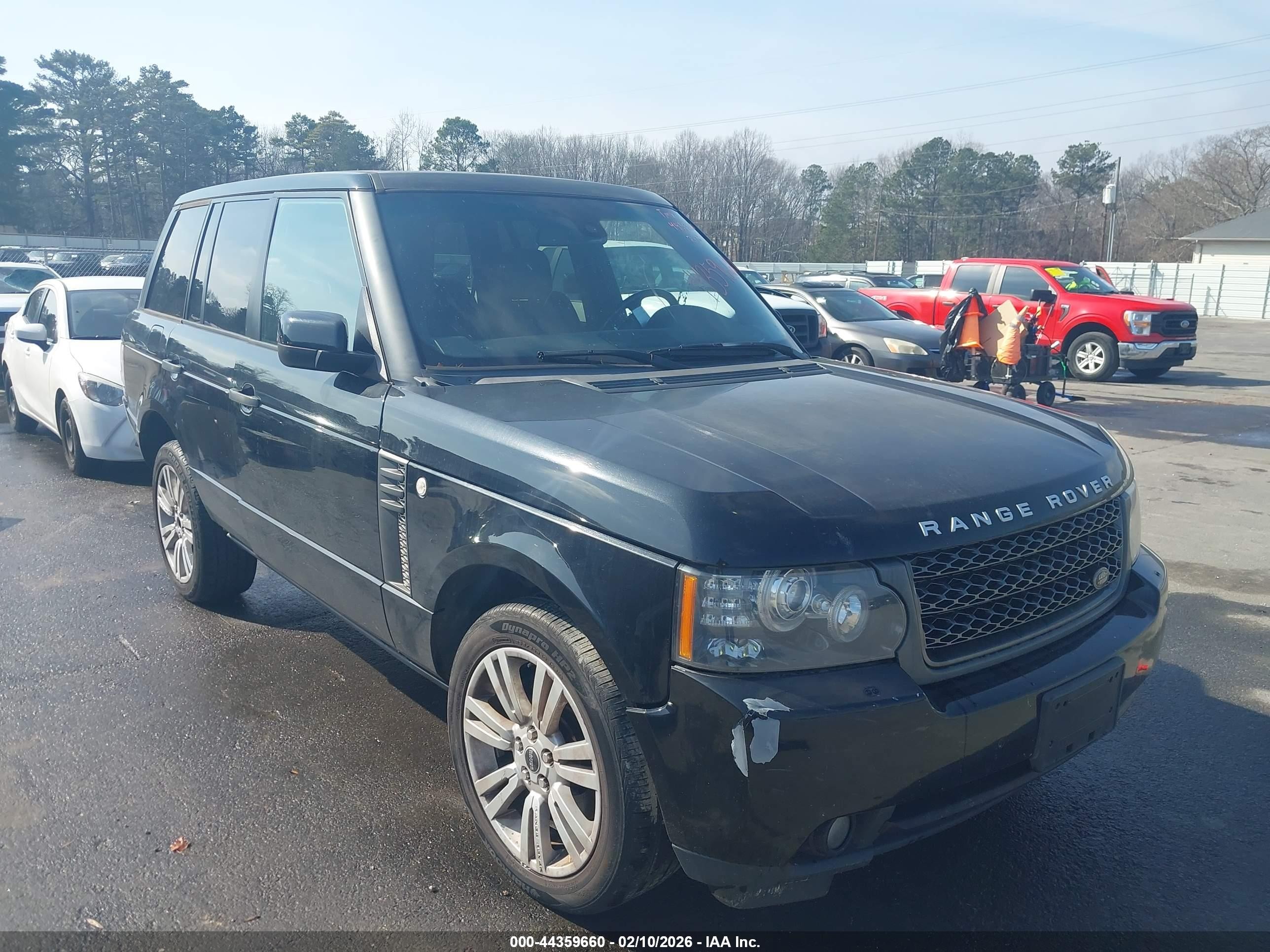 2011 Land Rover Range Rover Hse Black vin: SALMF1D44BA345038