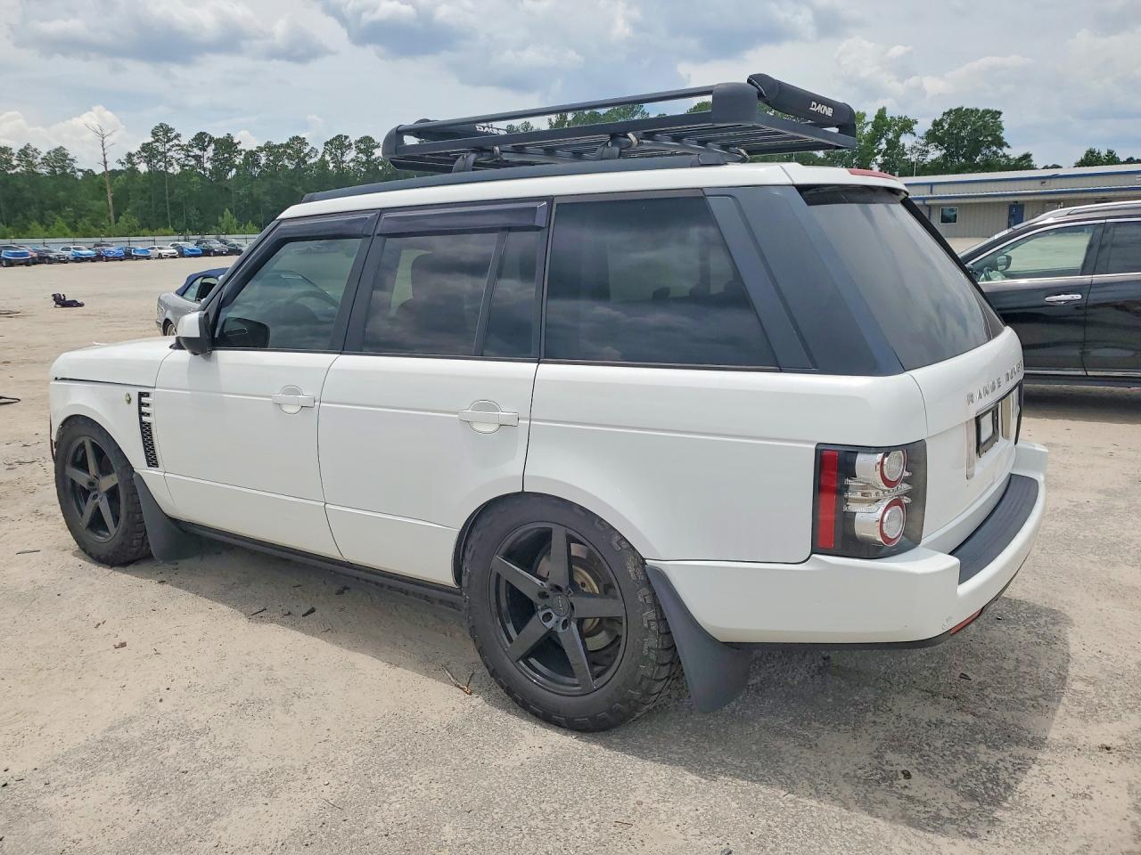 2012 Land Rover Range Rover Hse Luxury White vin: SALMF1D44CA391065