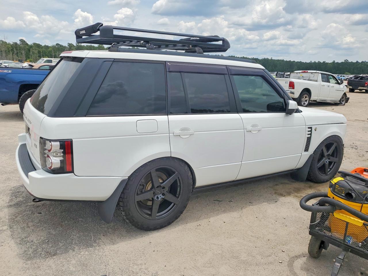 2012 Land Rover Range Rover Hse Luxury White vin: SALMF1D44CA391065