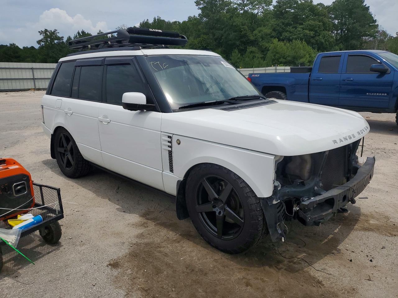 2012 Land Rover Range Rover Hse Luxury White vin: SALMF1D44CA391065