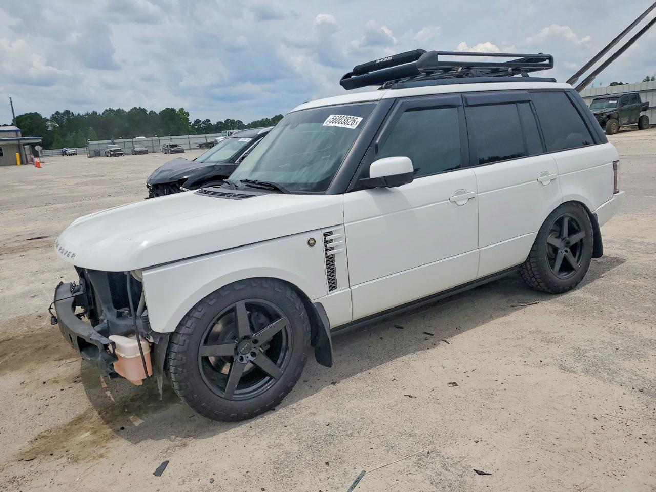 2012 Land Rover Range Rover Hse Luxury White vin: SALMF1D44CA391065