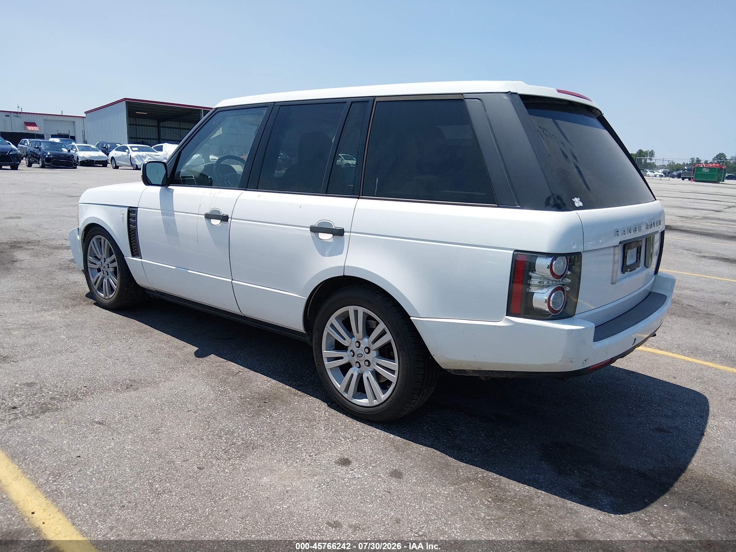 2011 Land Rover Range Rover Hse White vin: SALMF1D45BA333965