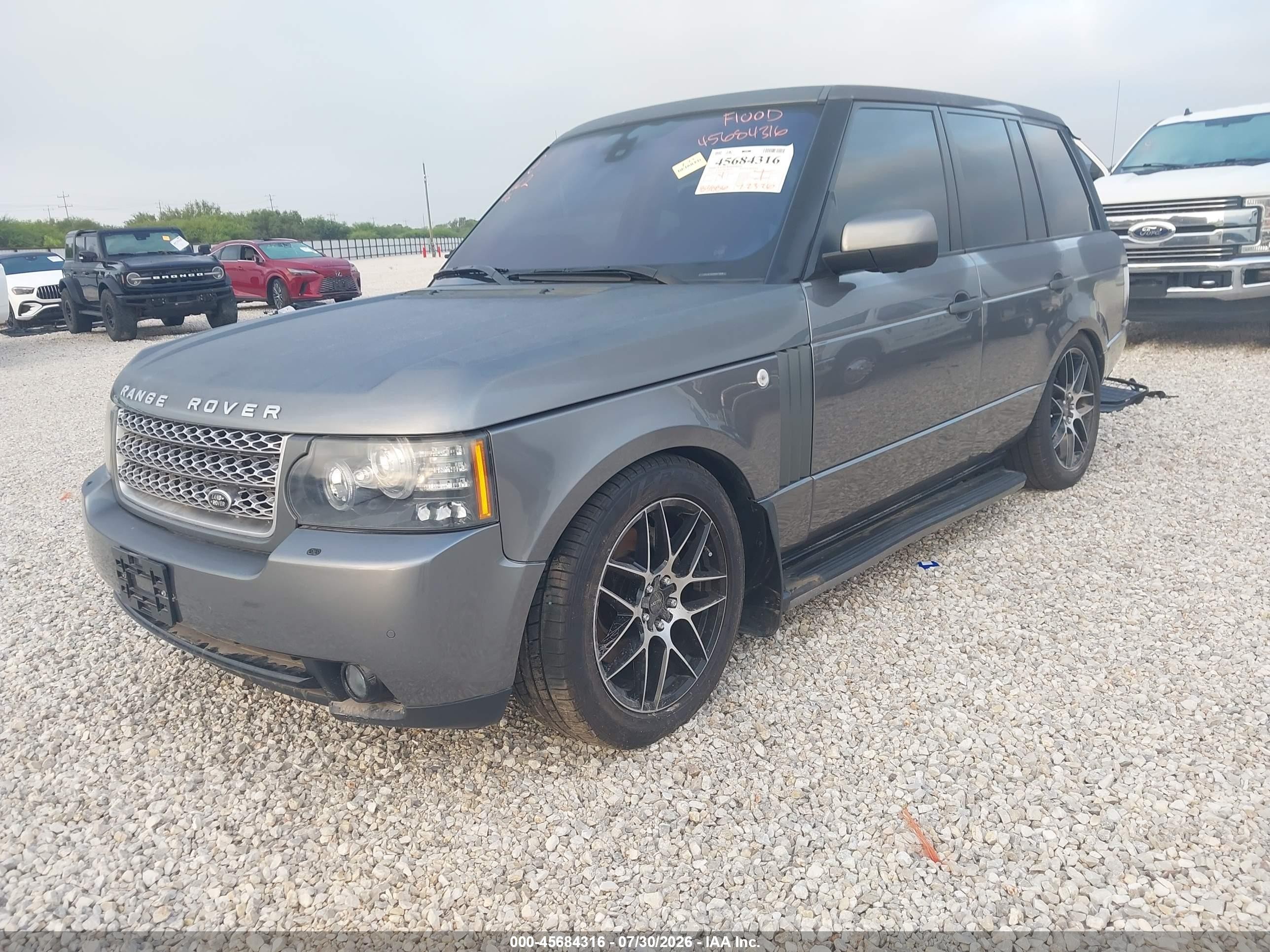 2010 Land Rover Range Rover Hse Gray vin: SALMF1D46AA310936