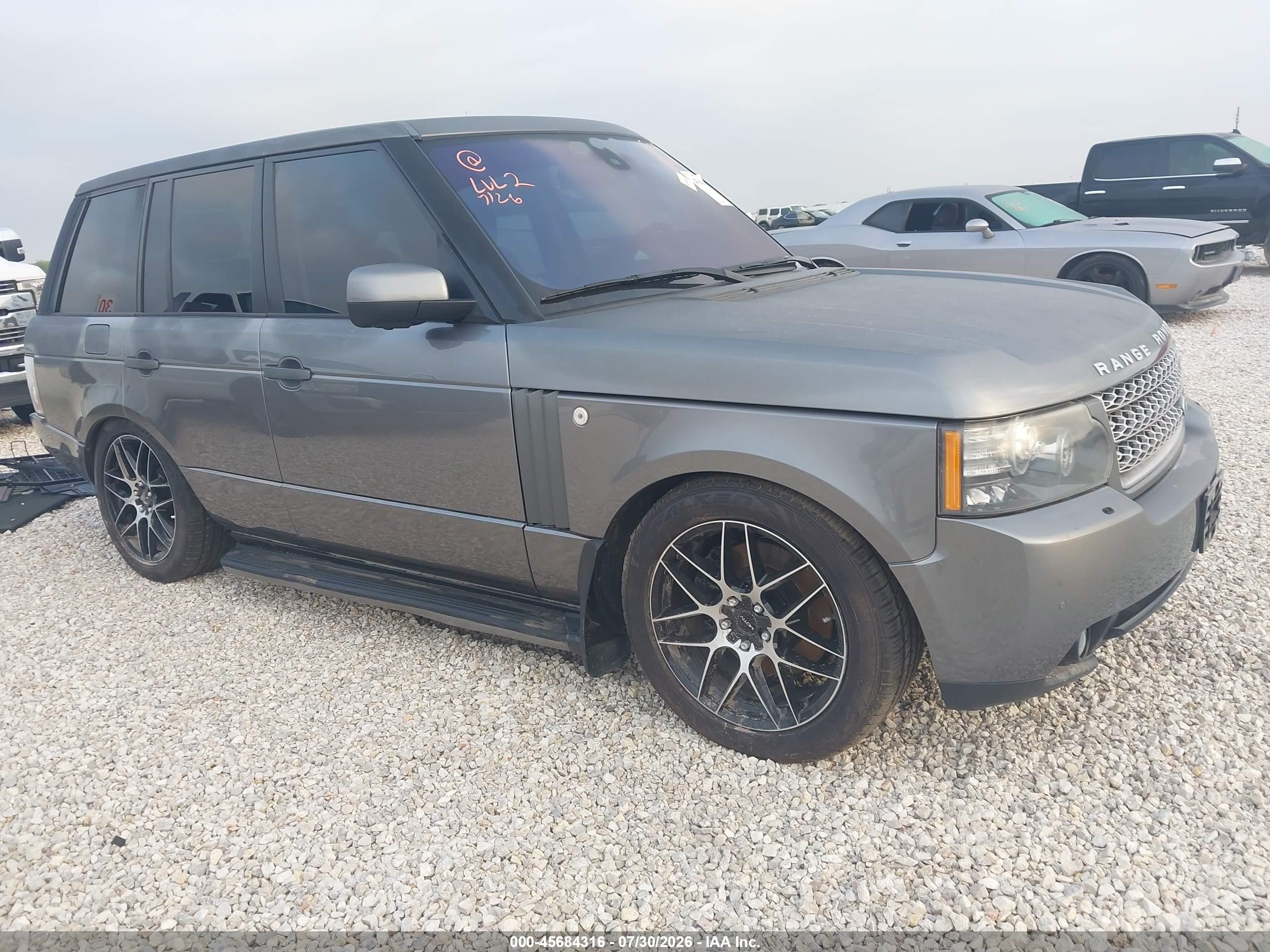 2010 Land Rover Range Rover Hse Gray vin: SALMF1D46AA310936