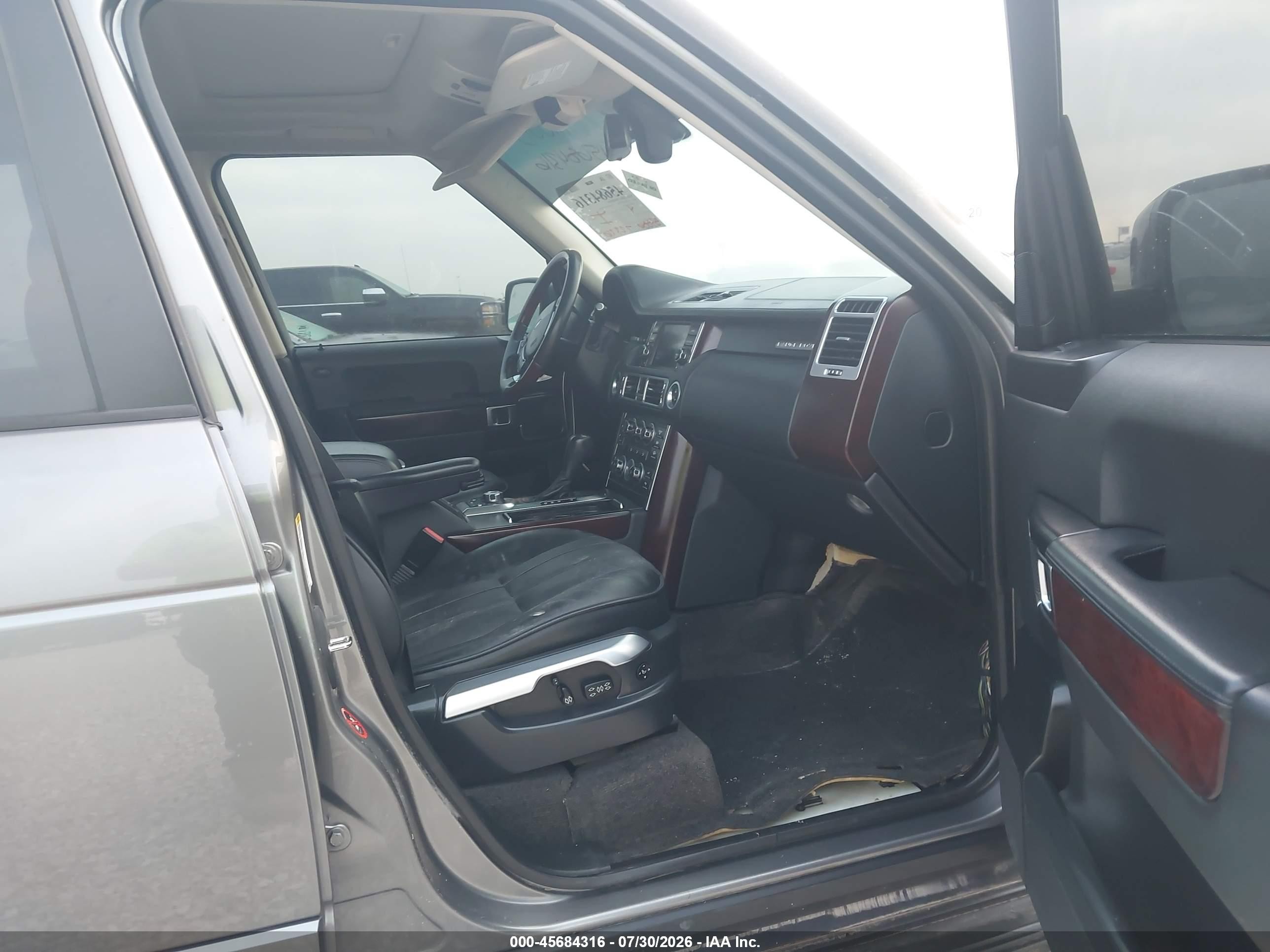 2010 Land Rover Range Rover Hse Gray vin: SALMF1D46AA310936