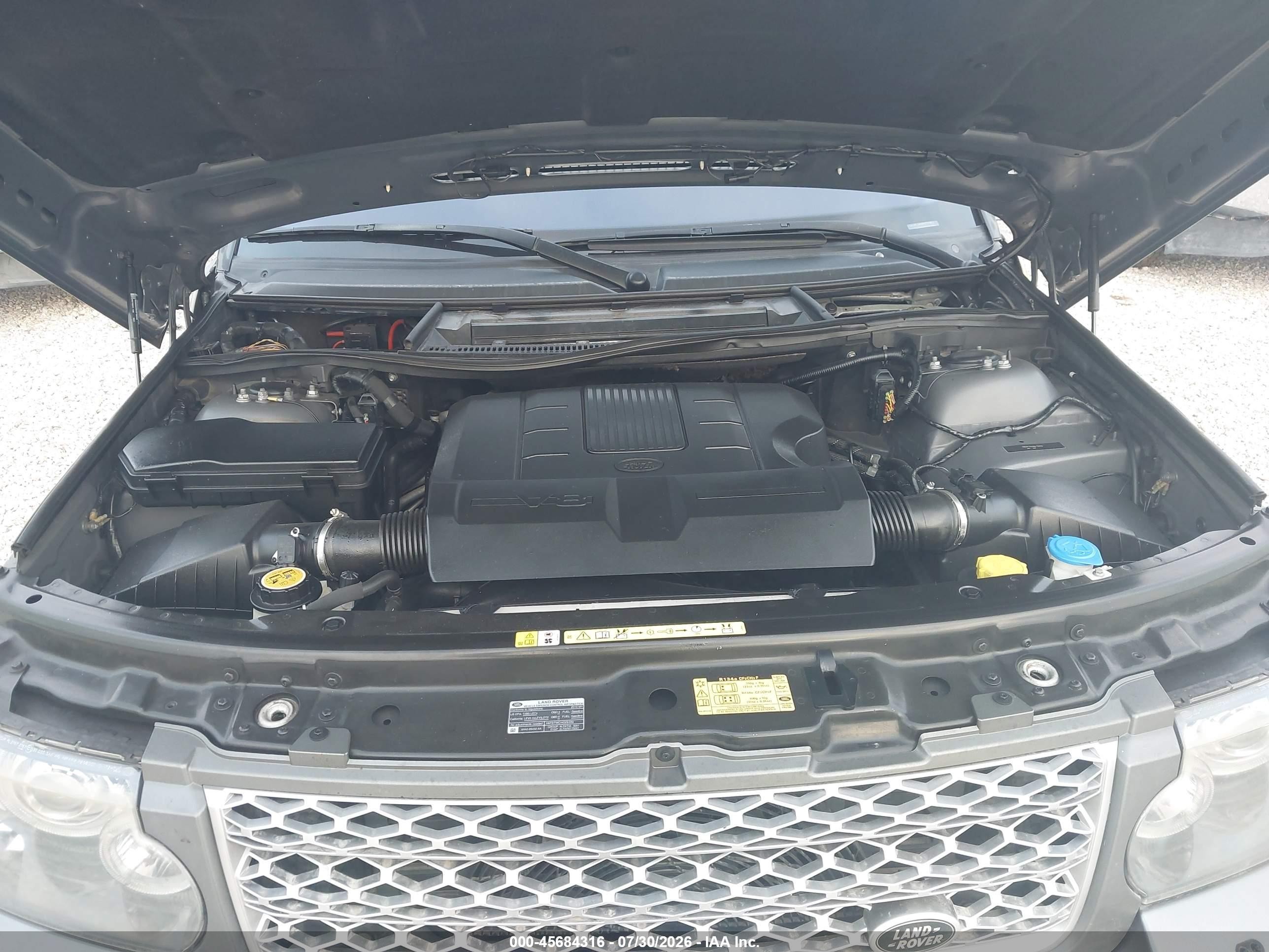 2010 Land Rover Range Rover Hse Gray vin: SALMF1D46AA310936