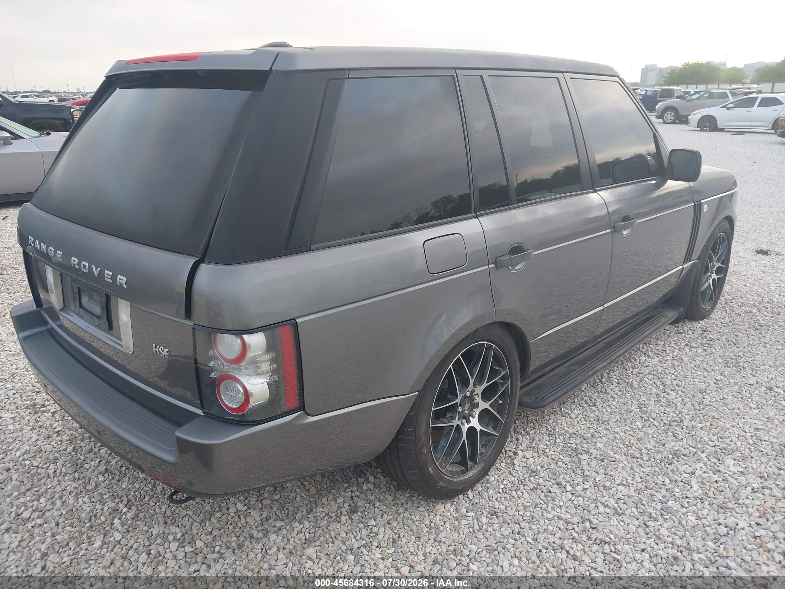 2010 Land Rover Range Rover Hse Gray vin: SALMF1D46AA310936