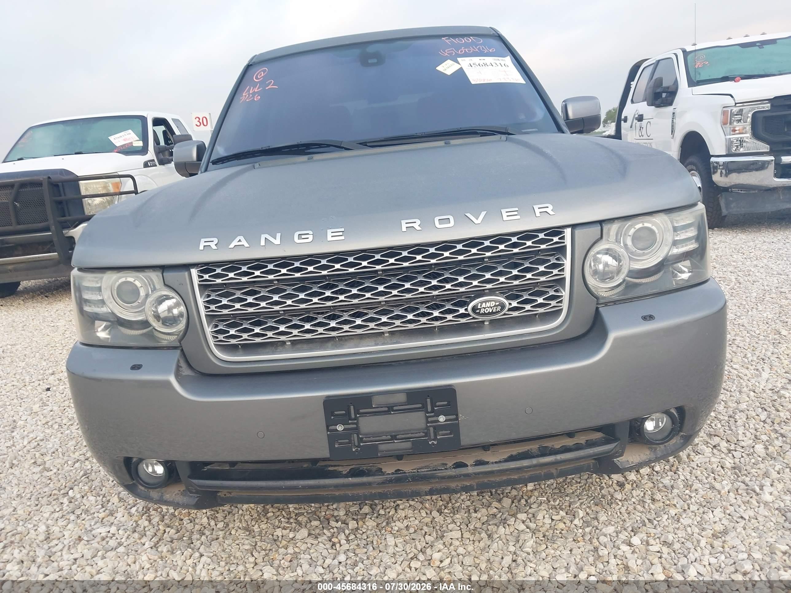 2010 Land Rover Range Rover Hse Gray vin: SALMF1D46AA310936