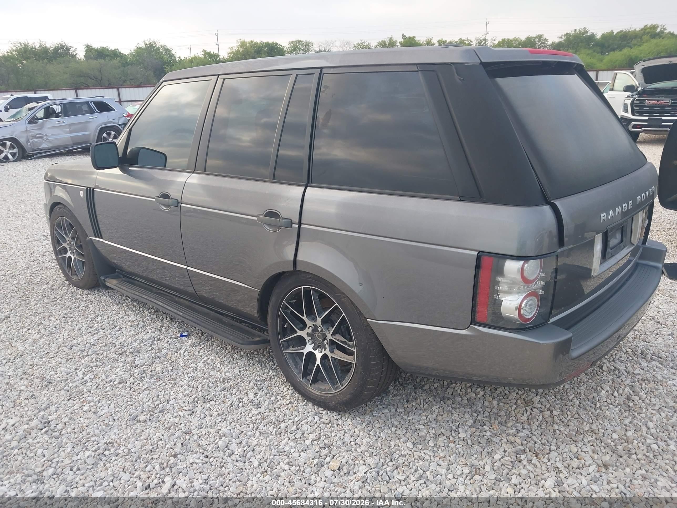 2010 Land Rover Range Rover Hse Gray vin: SALMF1D46AA310936