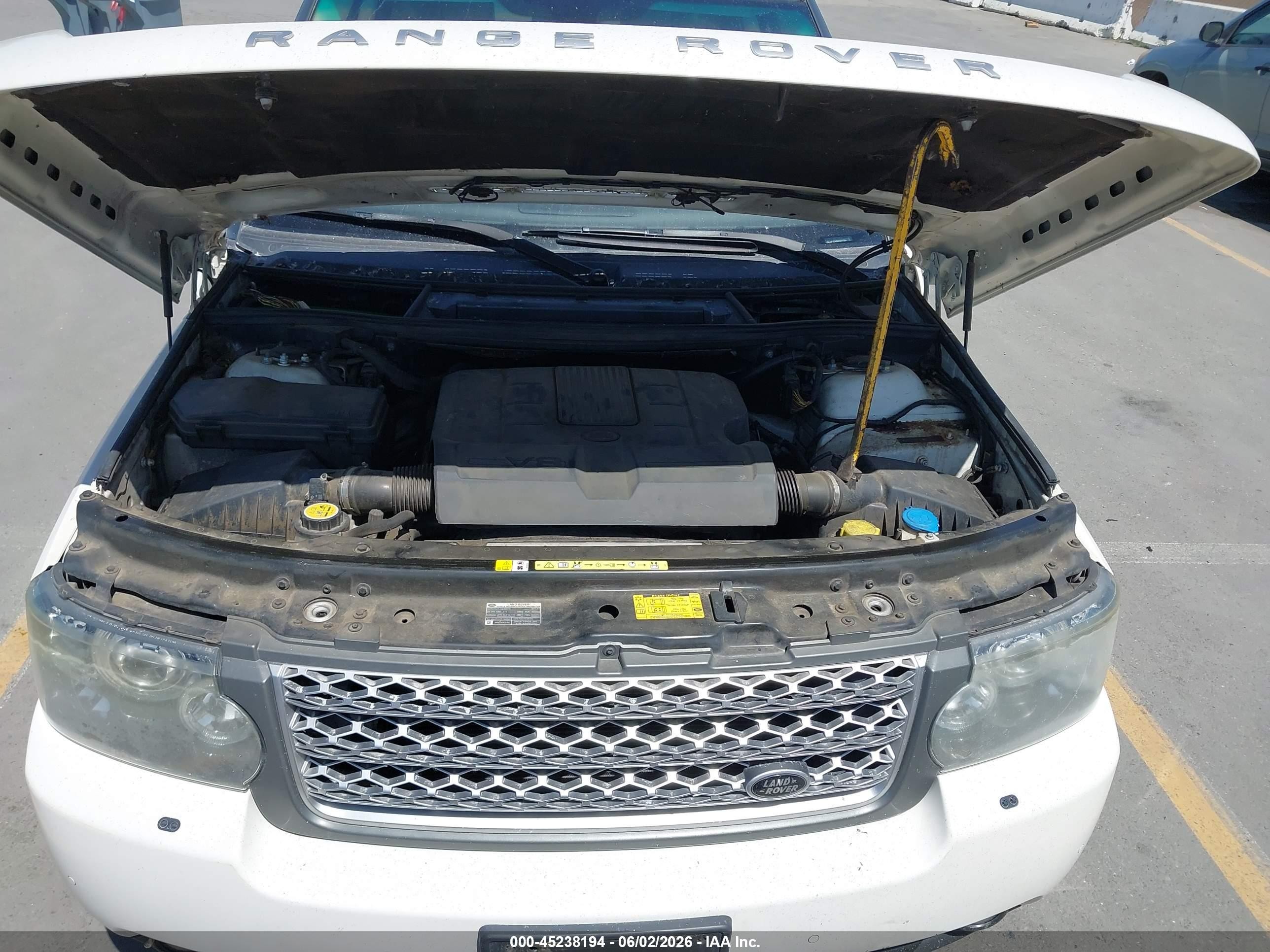 2010 Land Rover Range Rover Hse Белый vin: SALMF1D46AA324108