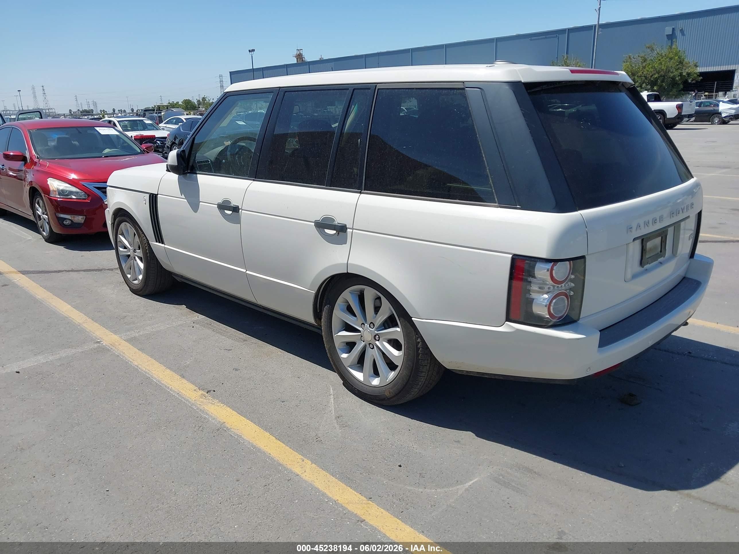 2010 Land Rover Range Rover Hse Белый vin: SALMF1D46AA324108