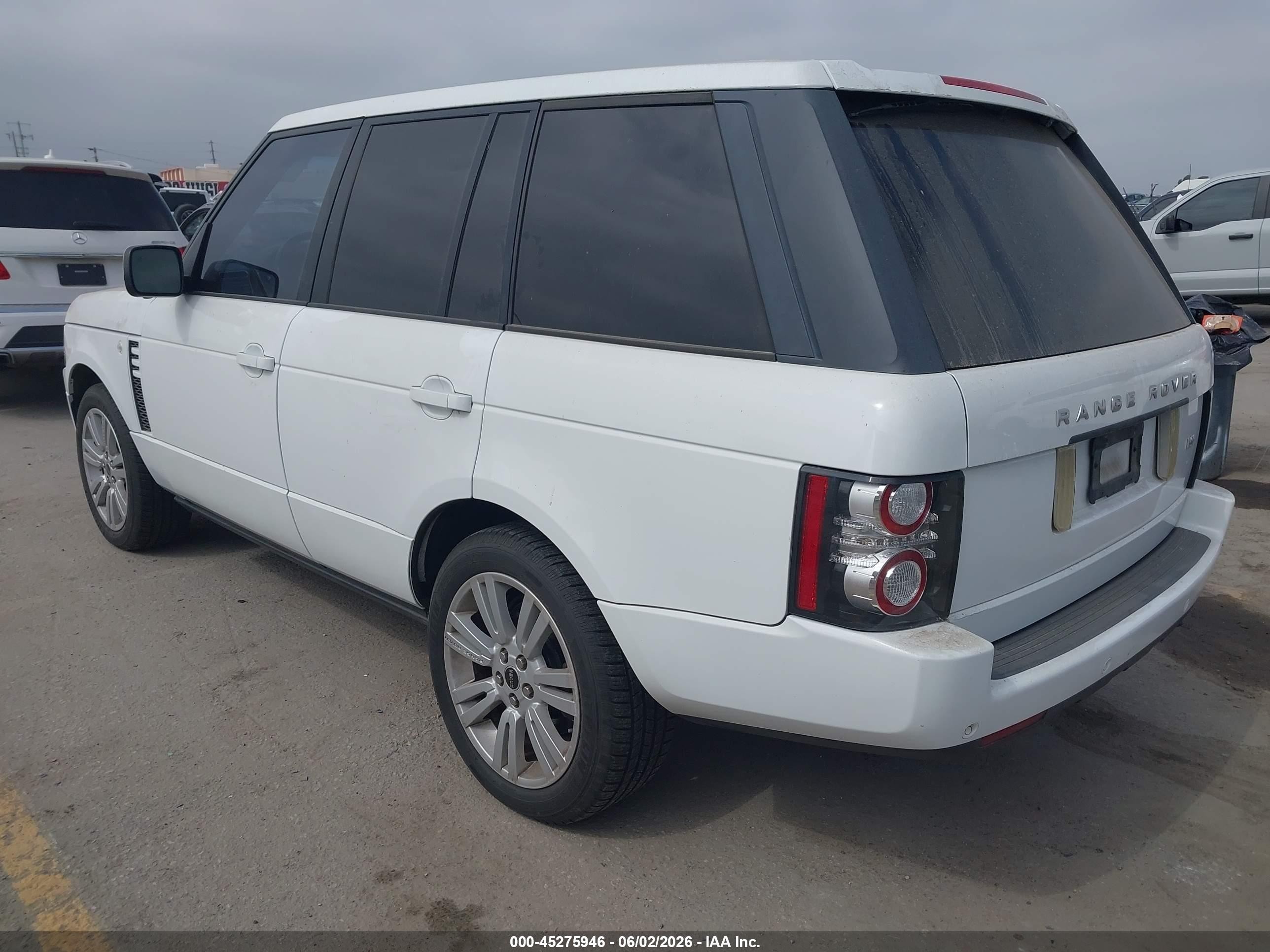 2012 Land Rover Range Rover Hse White vin: SALMF1D46CA383534