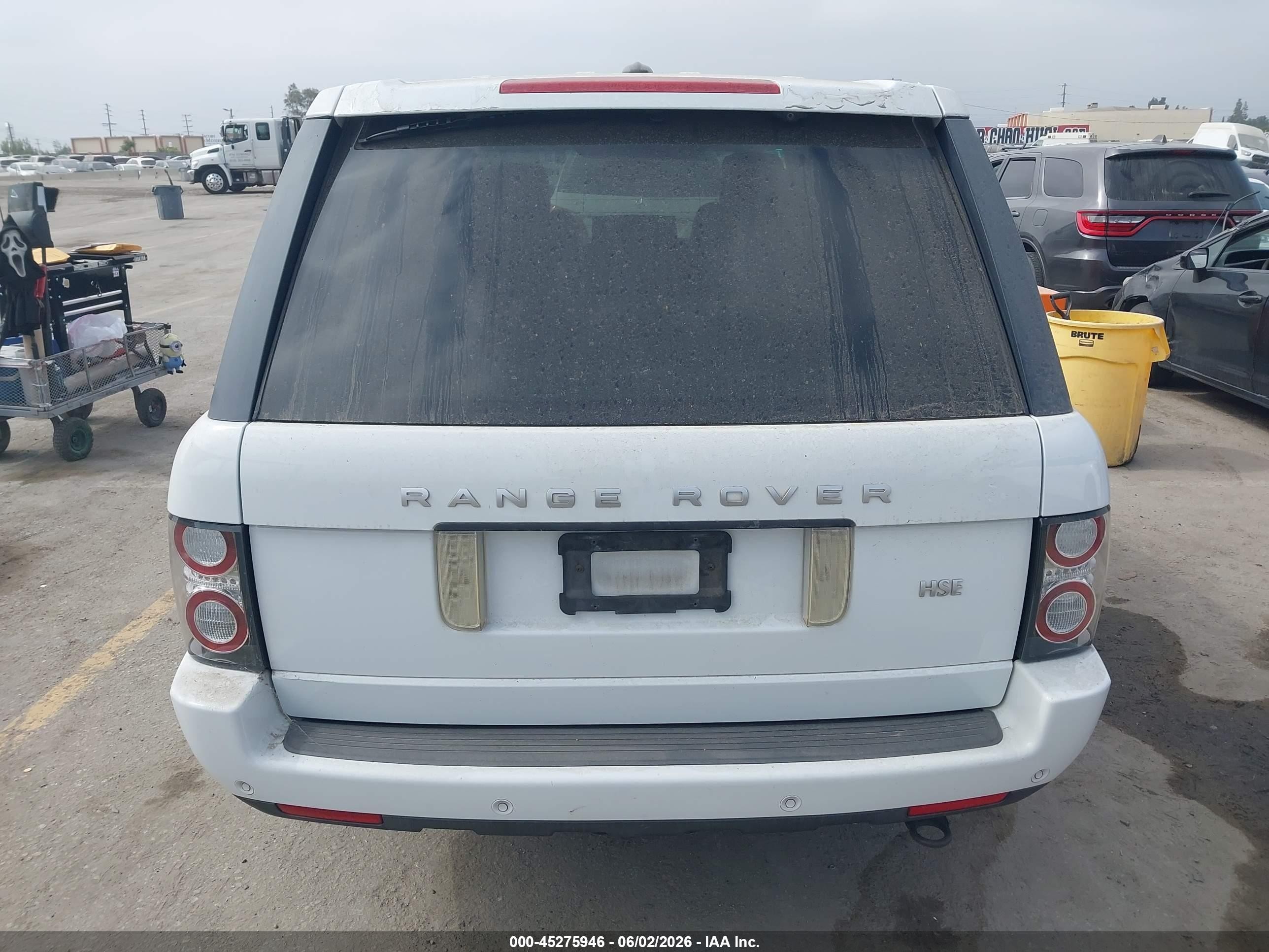 2012 Land Rover Range Rover Hse White vin: SALMF1D46CA383534