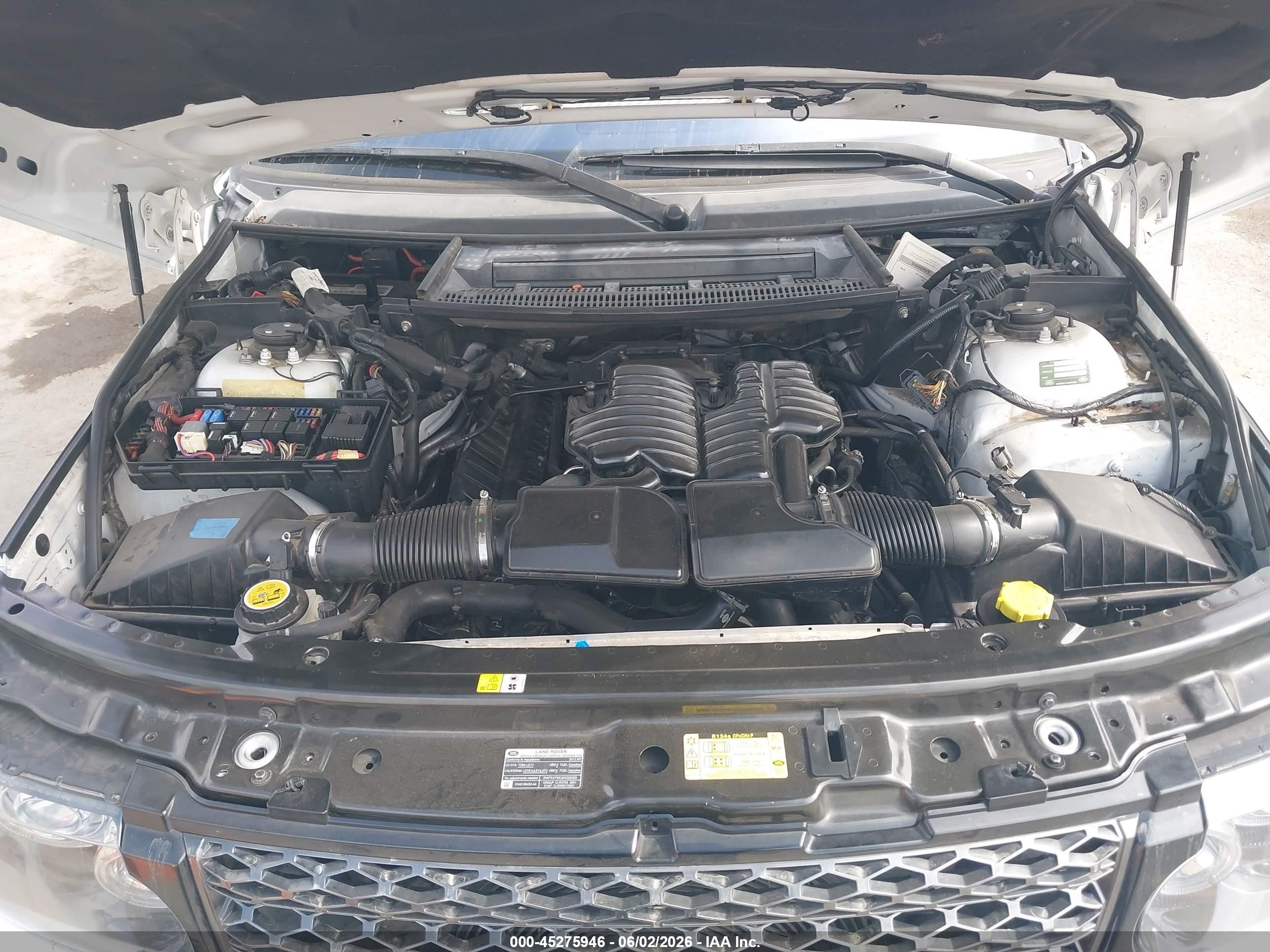 2012 Land Rover Range Rover Hse White vin: SALMF1D46CA383534