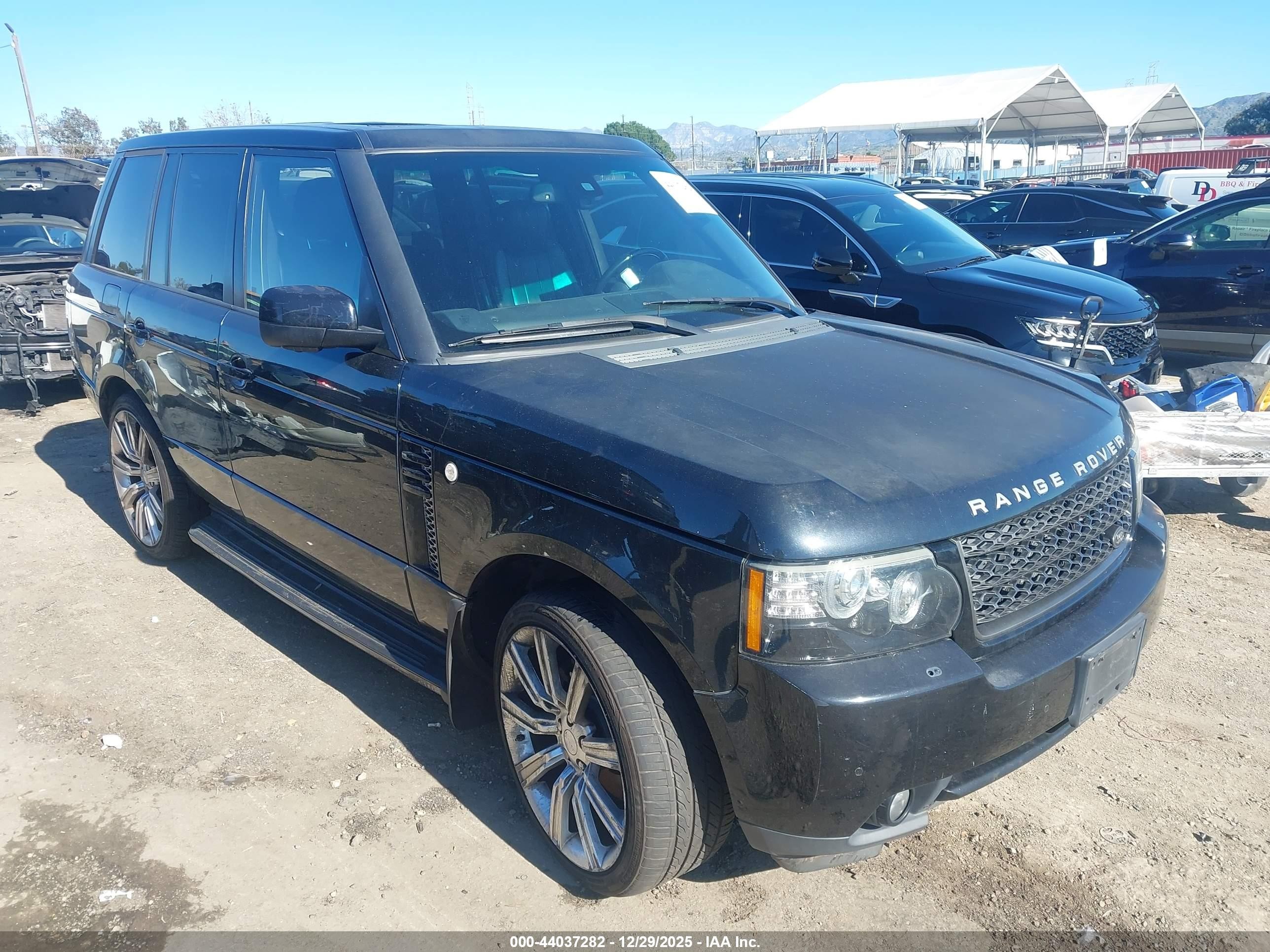2012 Land Rover Range Rover Hse Black vin: SALMF1D47CA367987