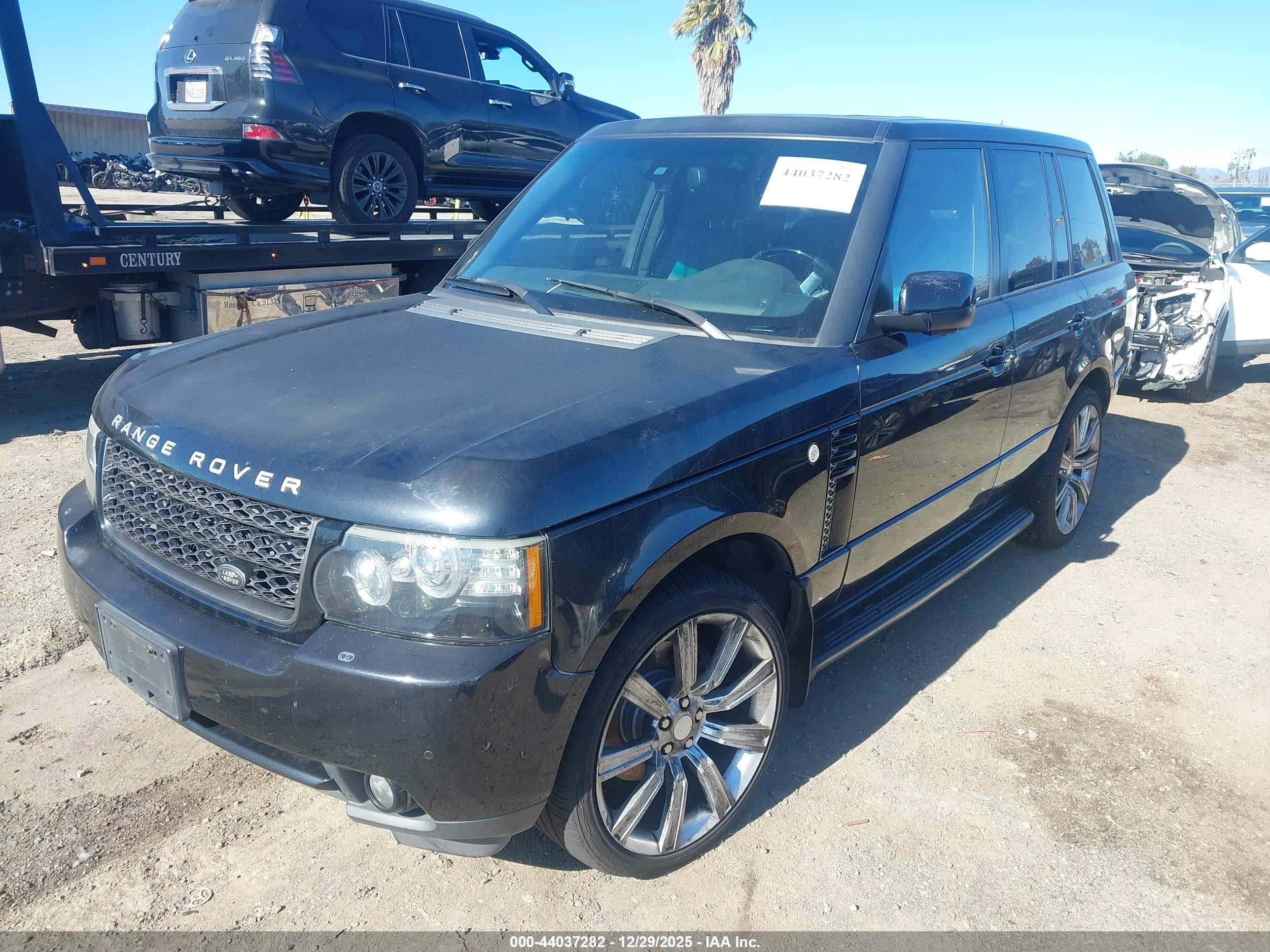 2012 Land Rover Range Rover Hse Black vin: SALMF1D47CA367987