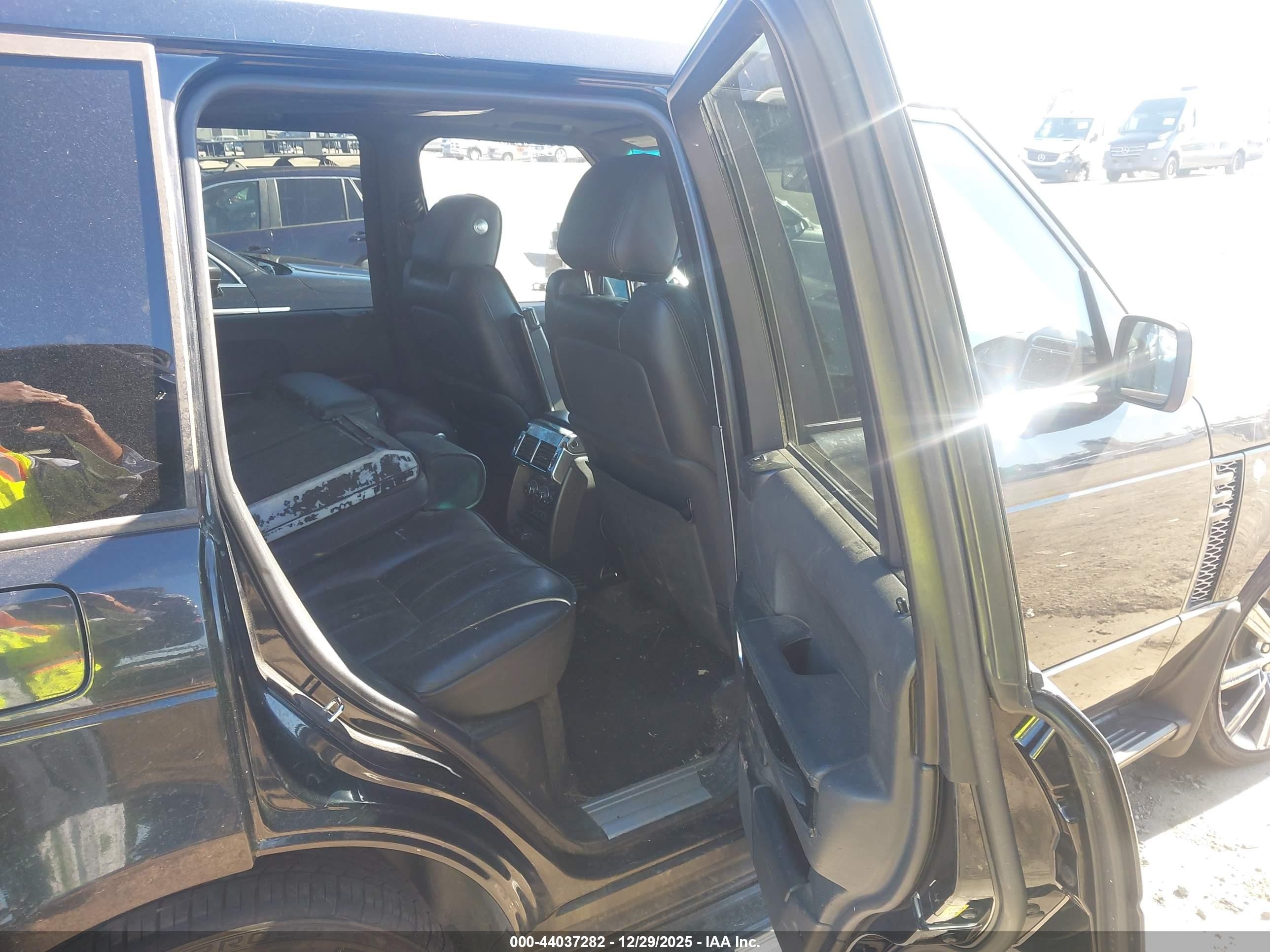 2012 Land Rover Range Rover Hse Black vin: SALMF1D47CA367987