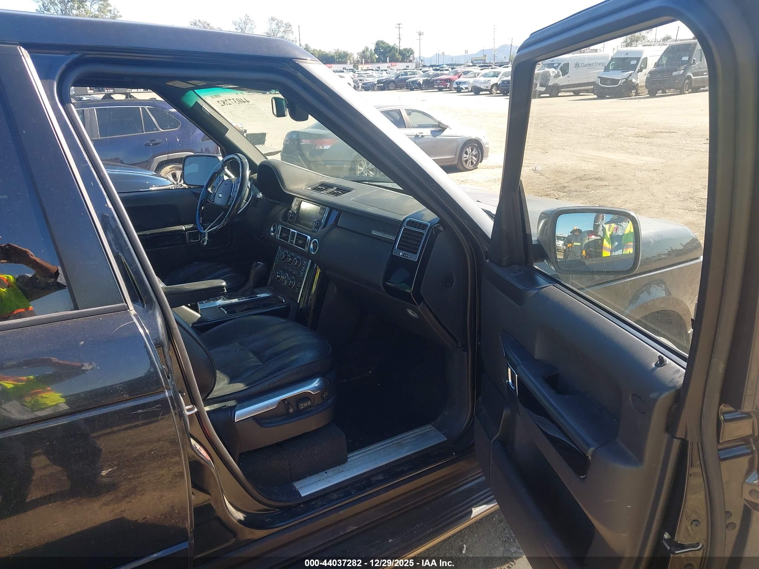 2012 Land Rover Range Rover Hse Black vin: SALMF1D47CA367987