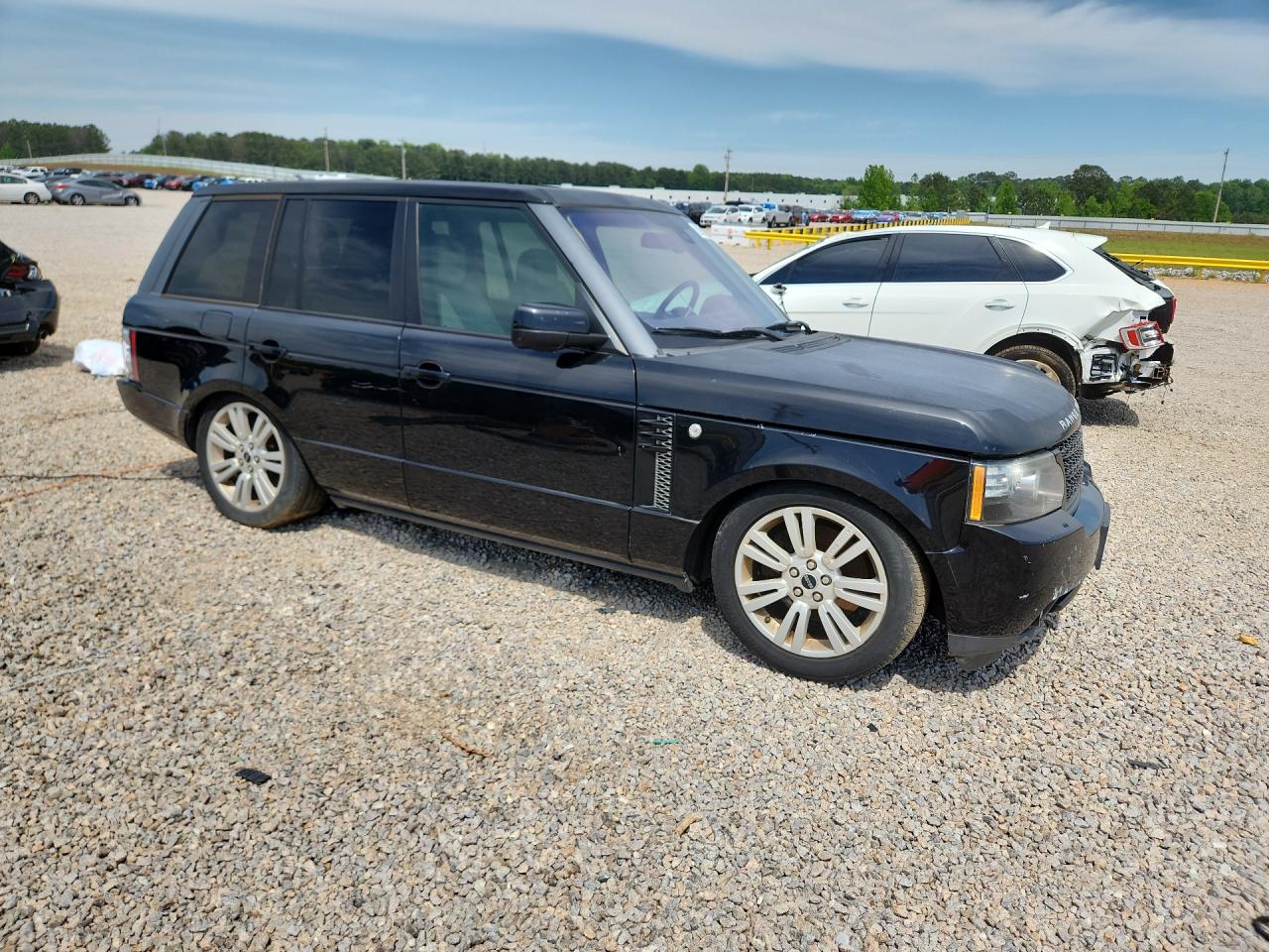 2012 Land Rover Range Rover Hse Luxury Black vin: SALMF1D47CA383459