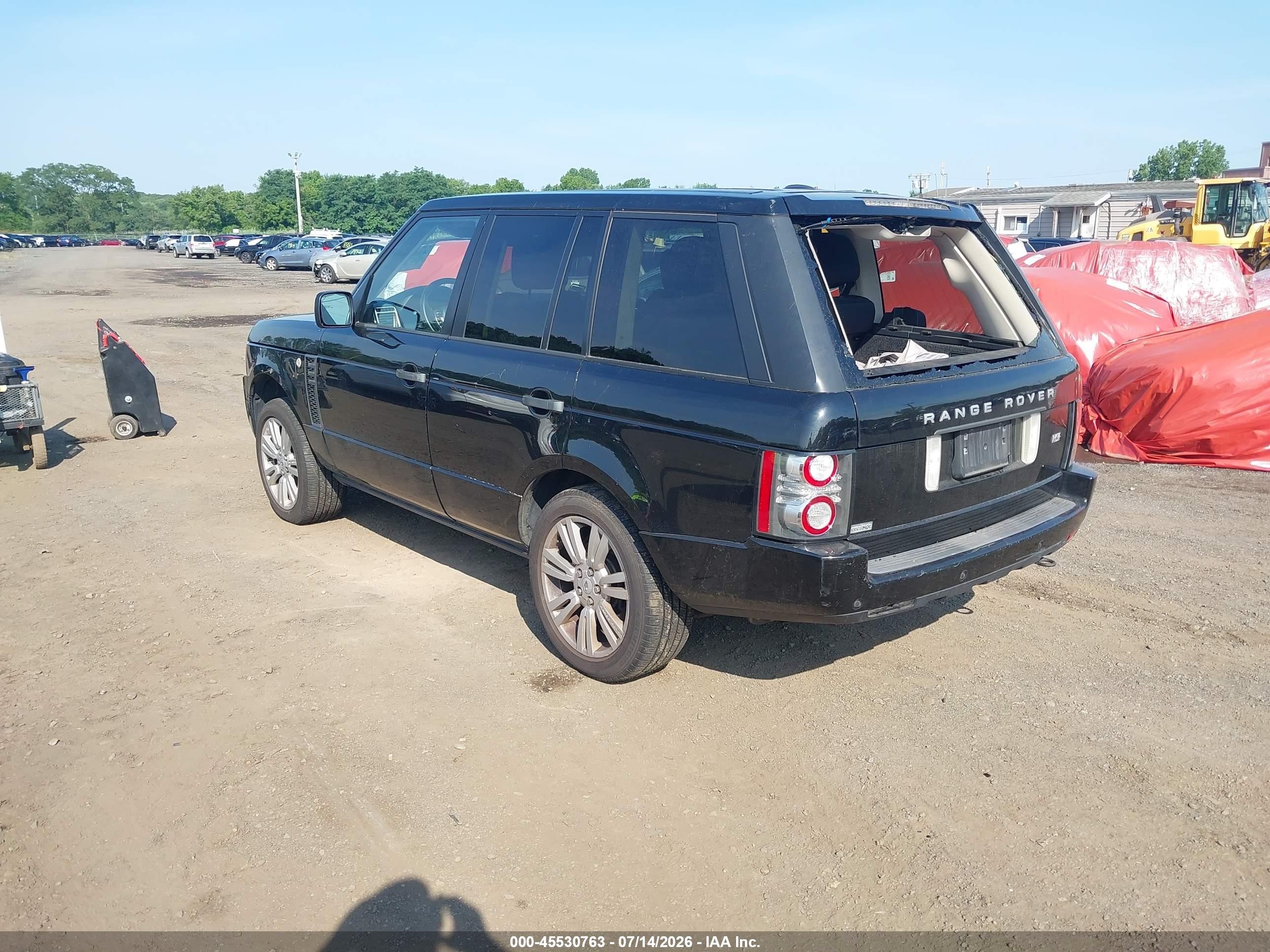 2011 Land Rover Range Rover Hse Черный vin: SALMF1D48BA340294