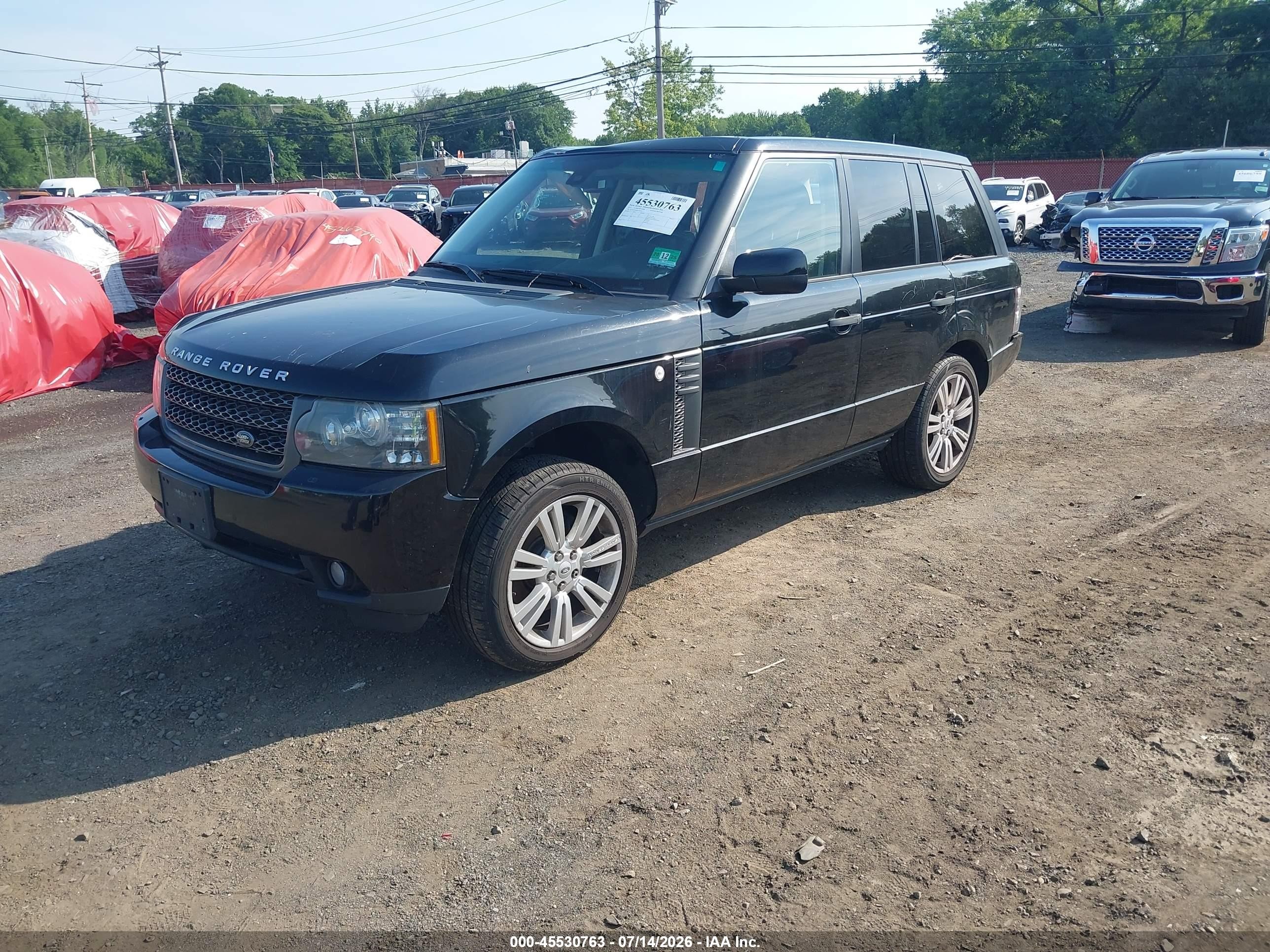 2011 Land Rover Range Rover Hse Черный vin: SALMF1D48BA340294