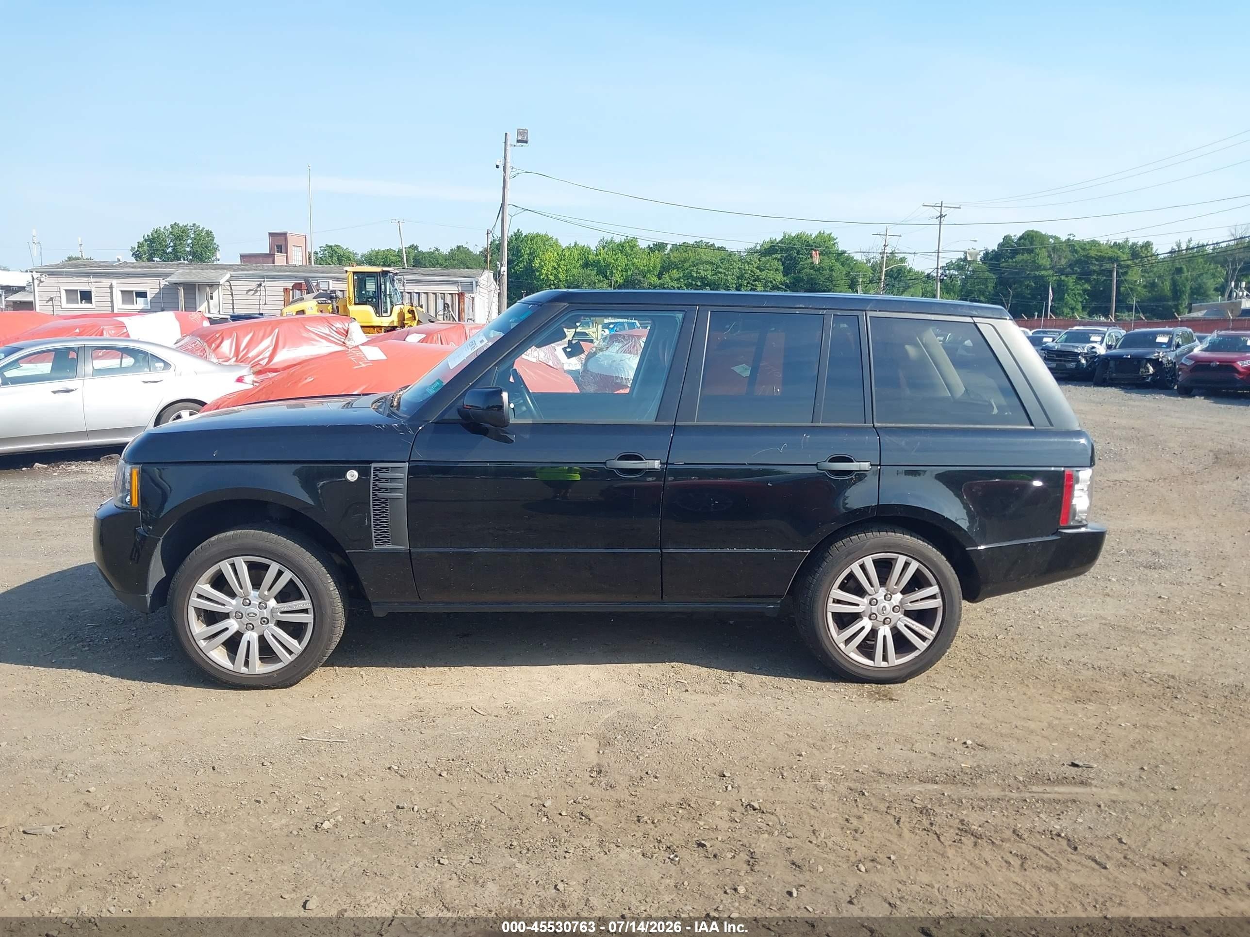 2011 Land Rover Range Rover Hse Черный vin: SALMF1D48BA340294