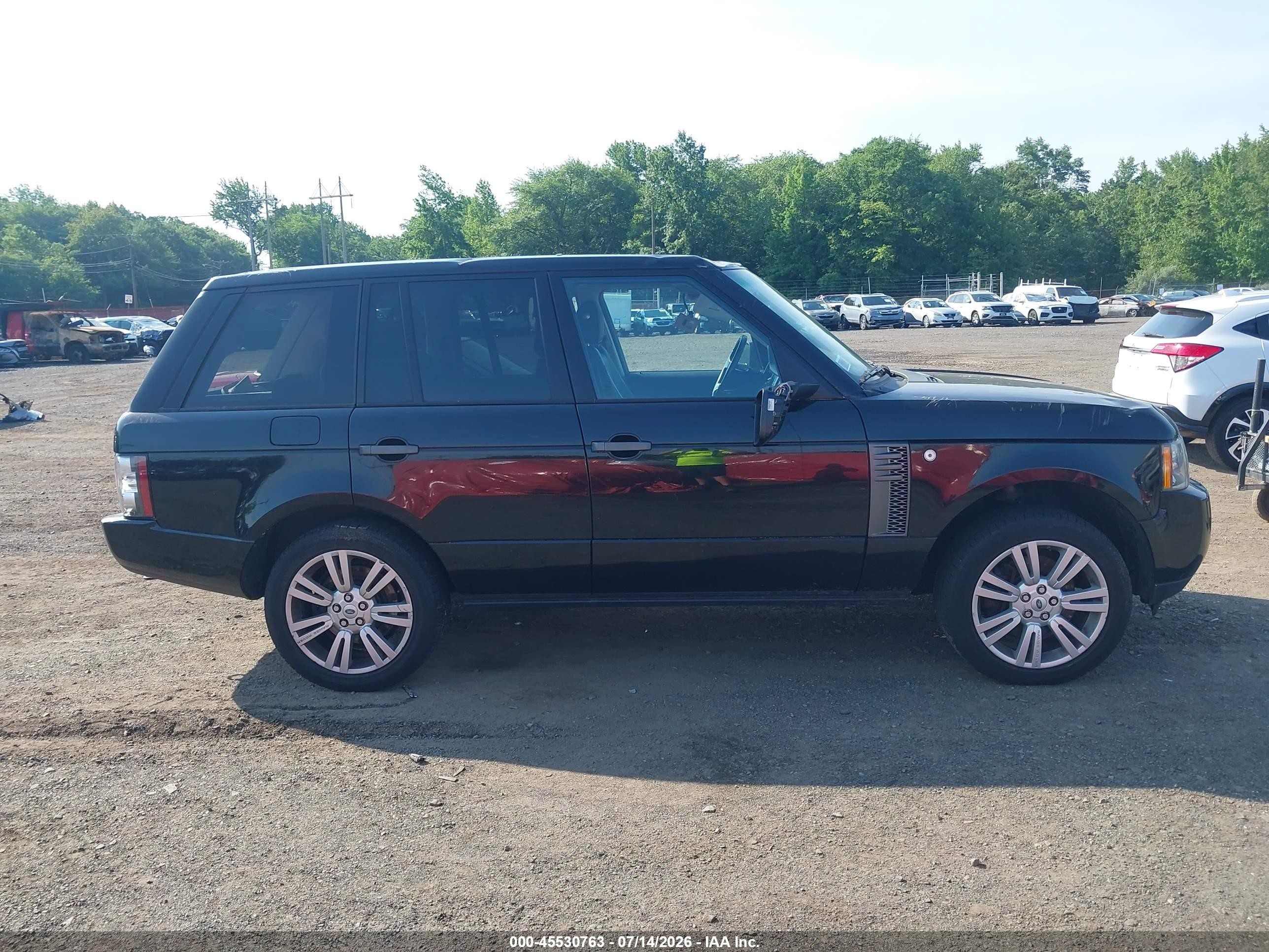 2011 Land Rover Range Rover Hse Черный vin: SALMF1D48BA340294