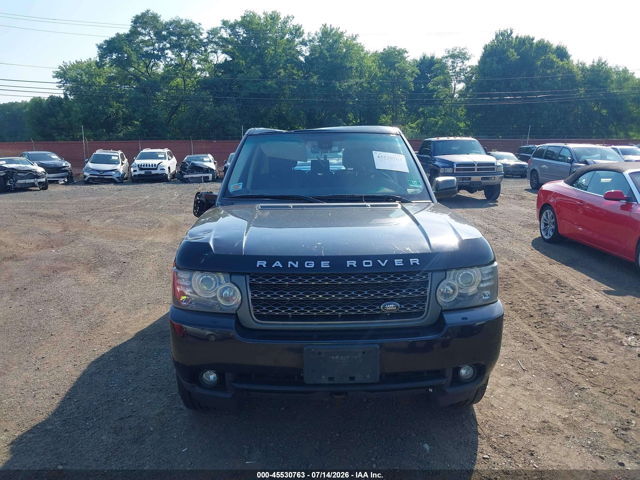 2011 Land Rover Range Rover Hse Черный vin: SALMF1D48BA340294