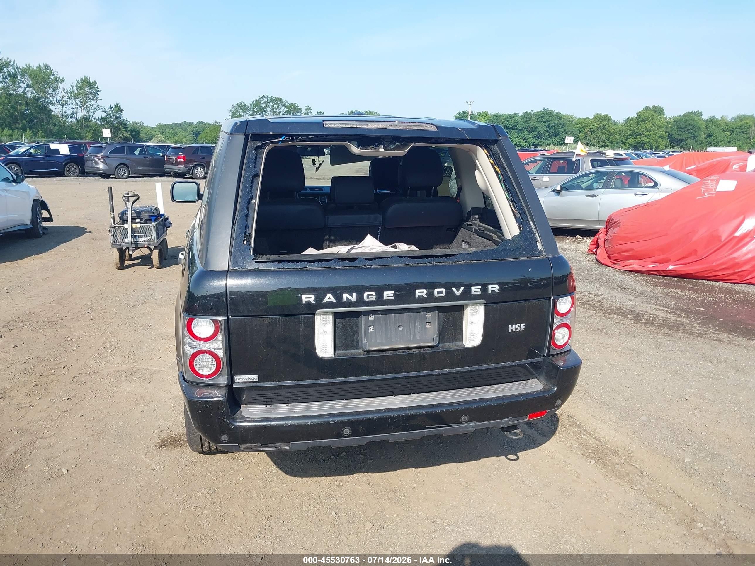 2011 Land Rover Range Rover Hse Черный vin: SALMF1D48BA340294