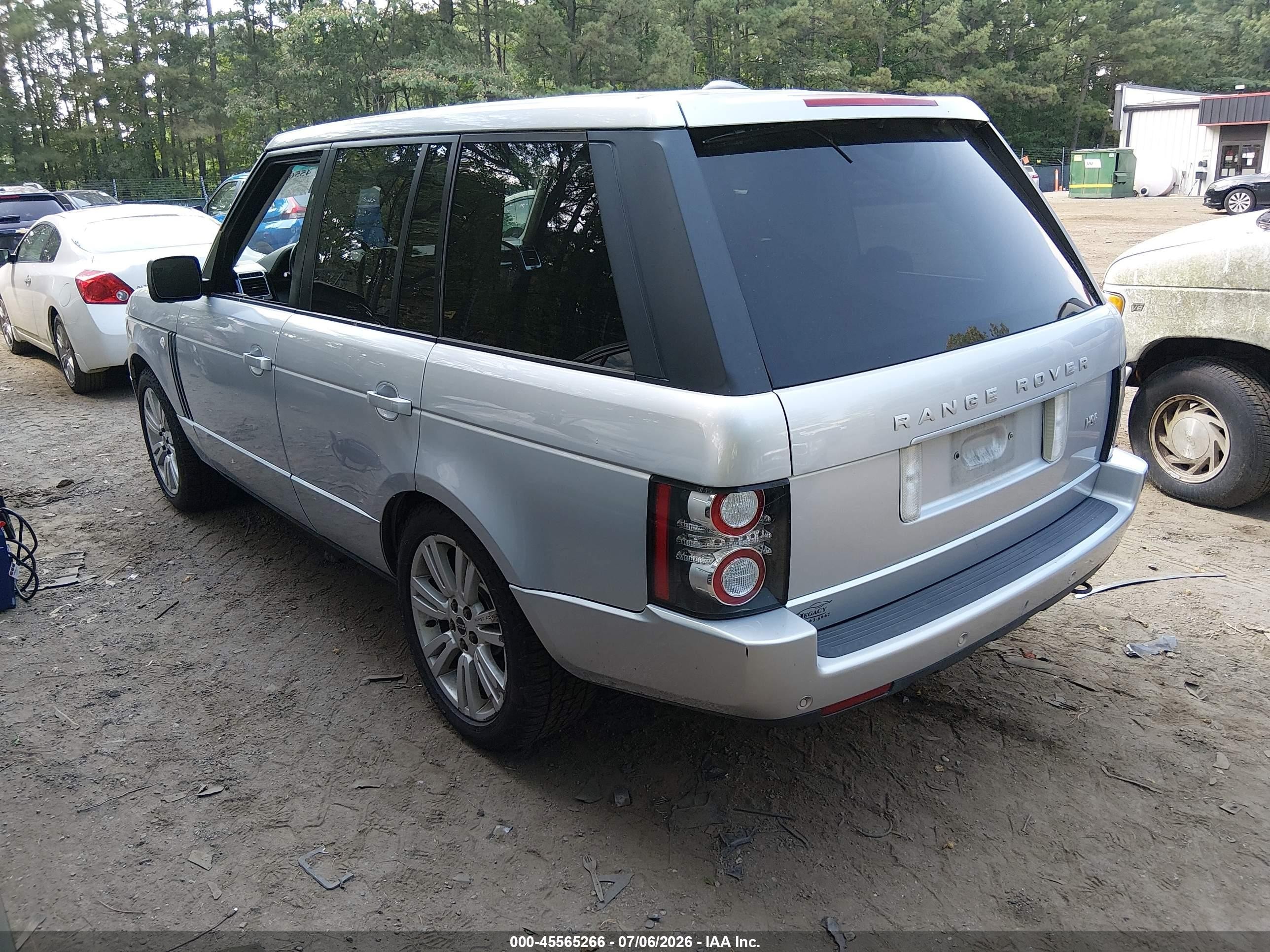 2012 Land Rover Range Rover Hse Silver vin: SALMF1D48CA363575