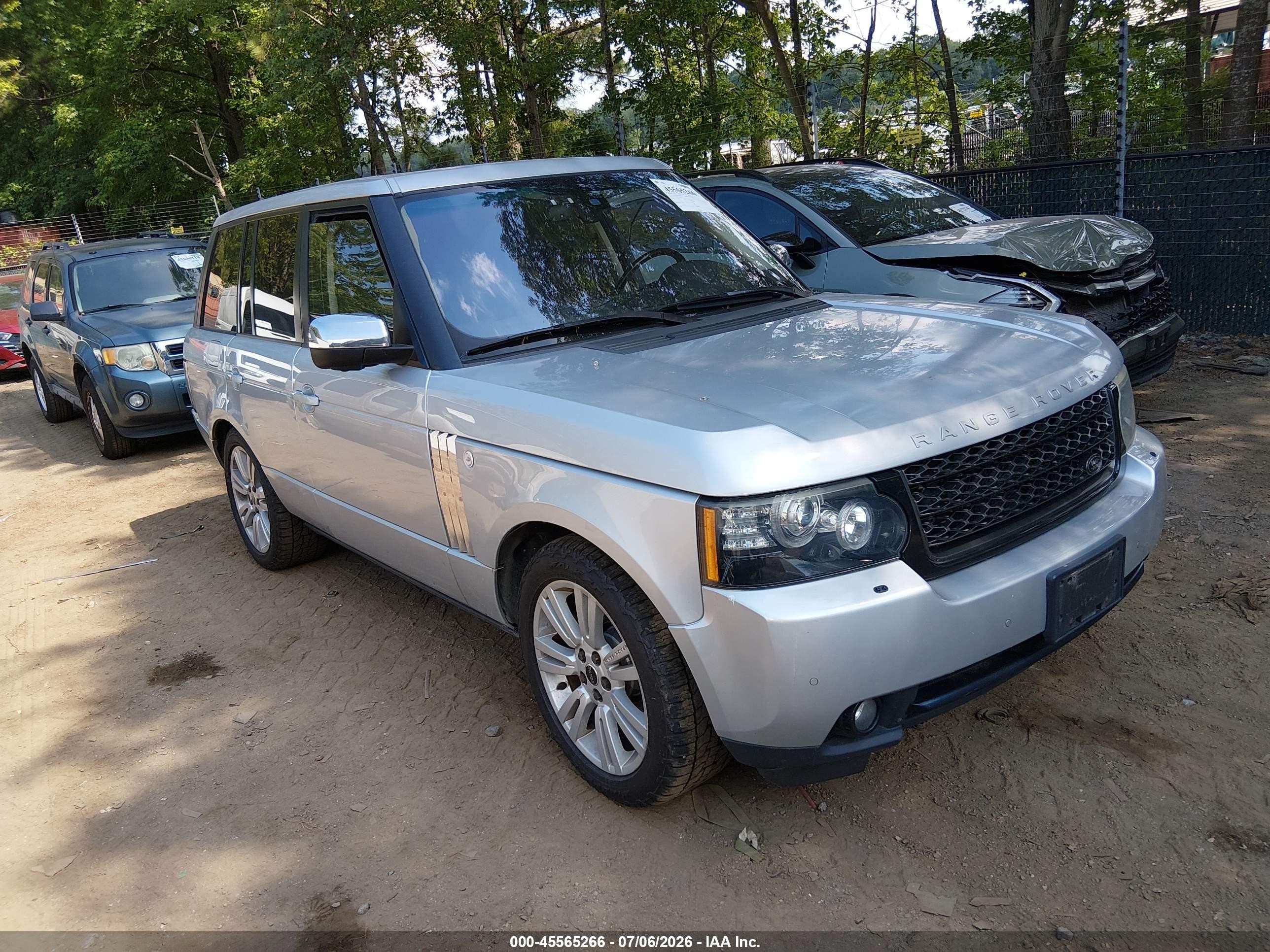 2012 Land Rover Range Rover Hse Silver vin: SALMF1D48CA363575