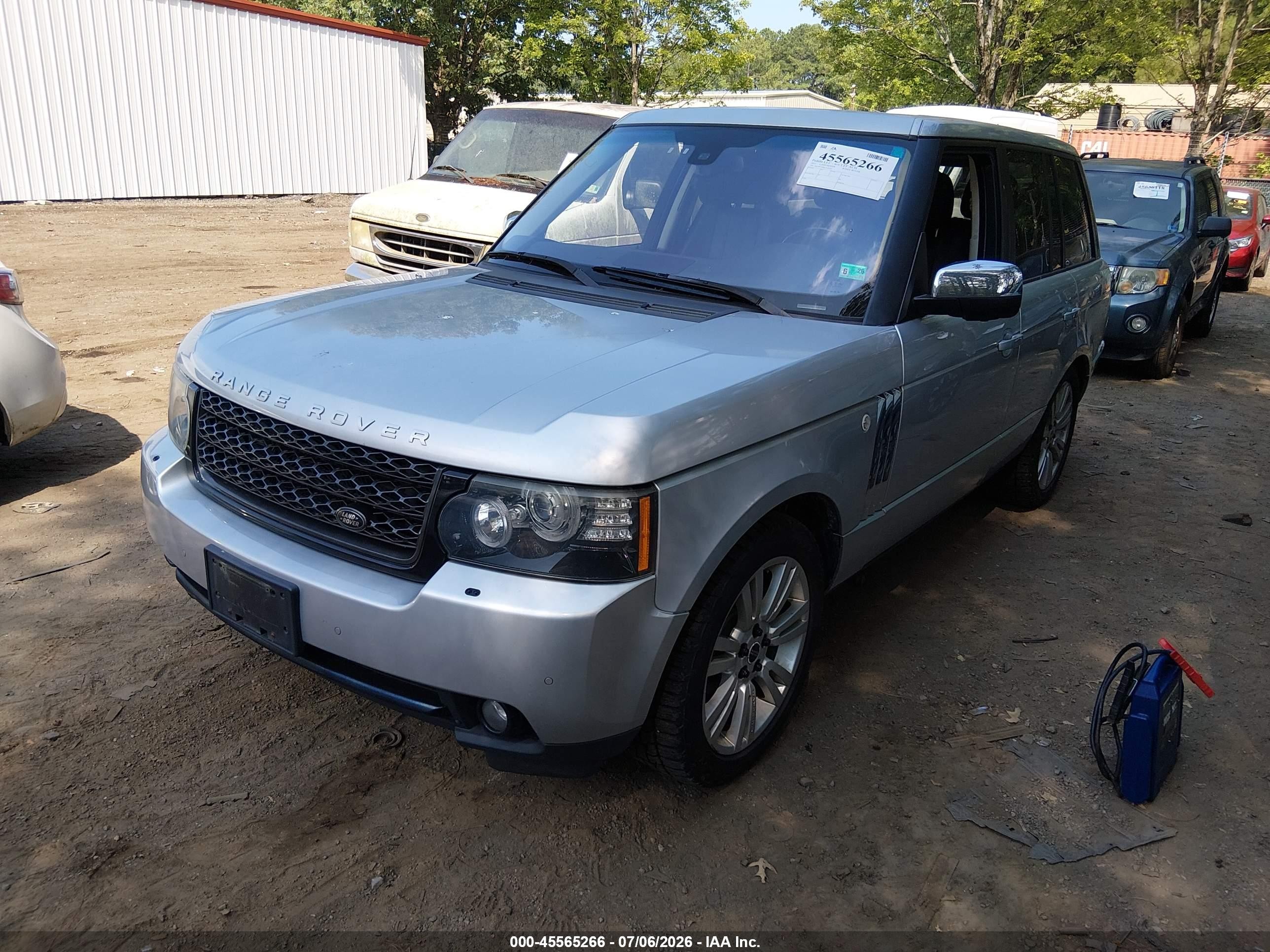 2012 Land Rover Range Rover Hse Silver vin: SALMF1D48CA363575