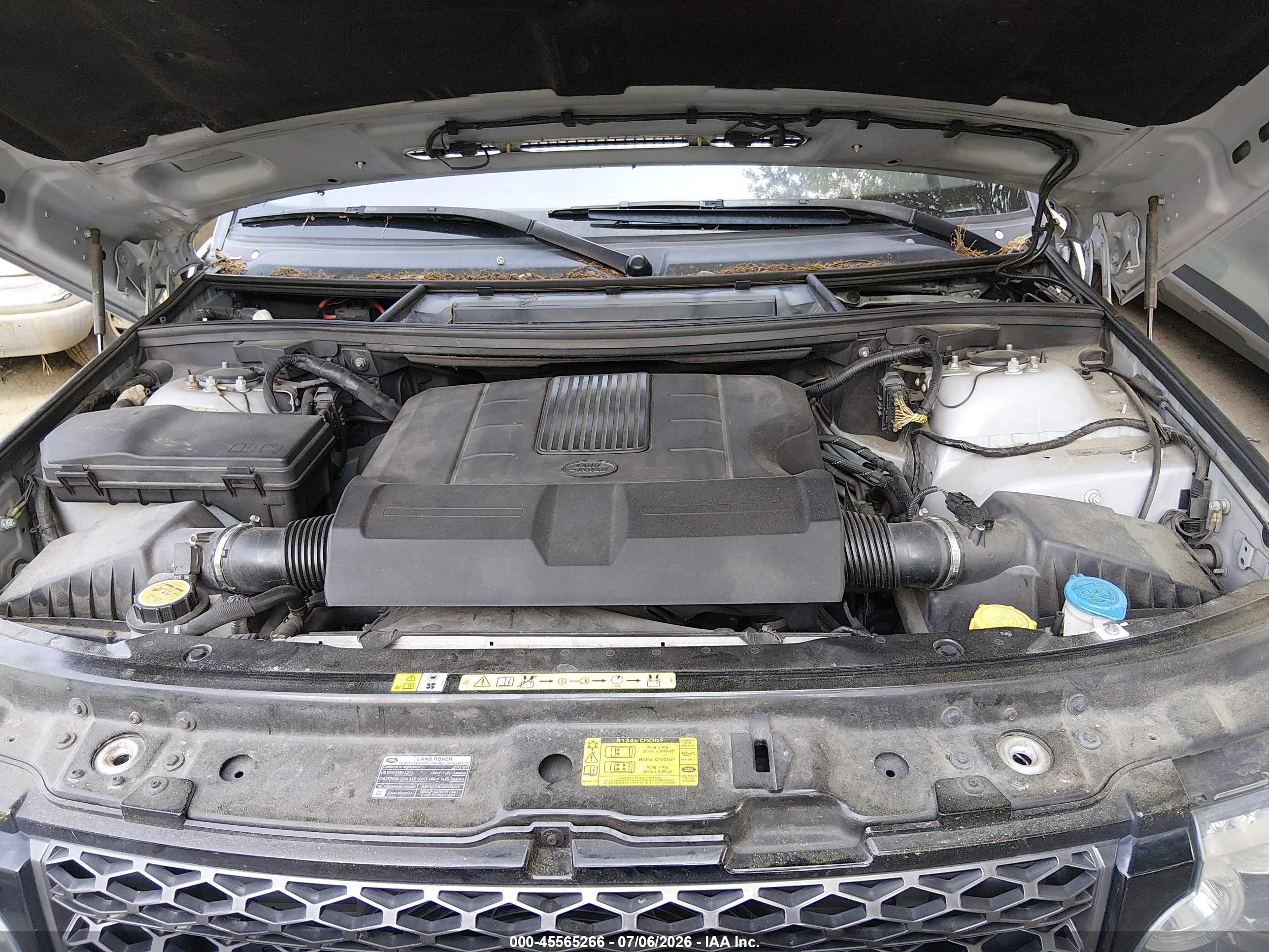 2012 Land Rover Range Rover Hse Silver vin: SALMF1D48CA363575