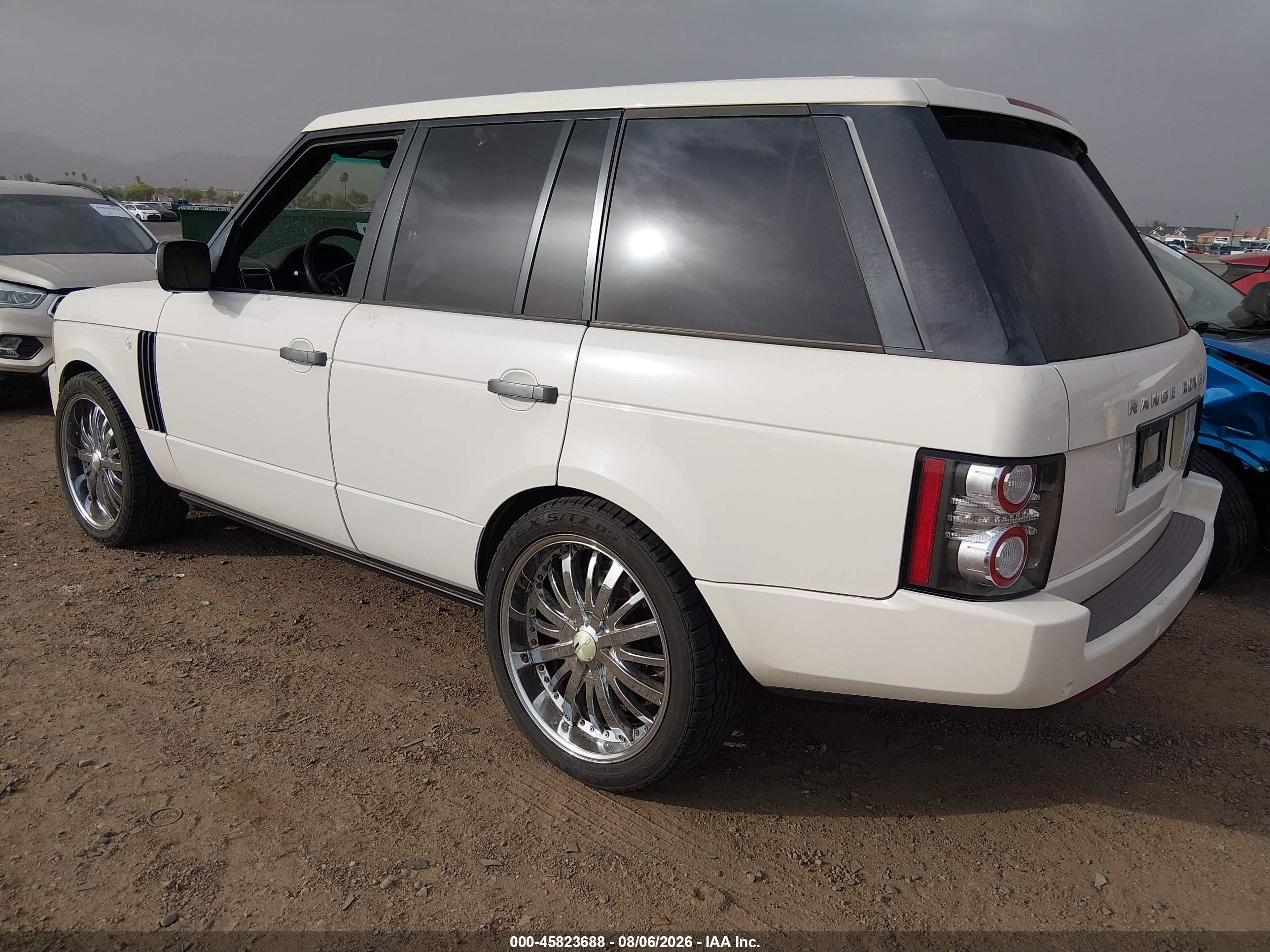 2010 Land Rover Range Rover Hse White vin: SALMF1D49AA317587